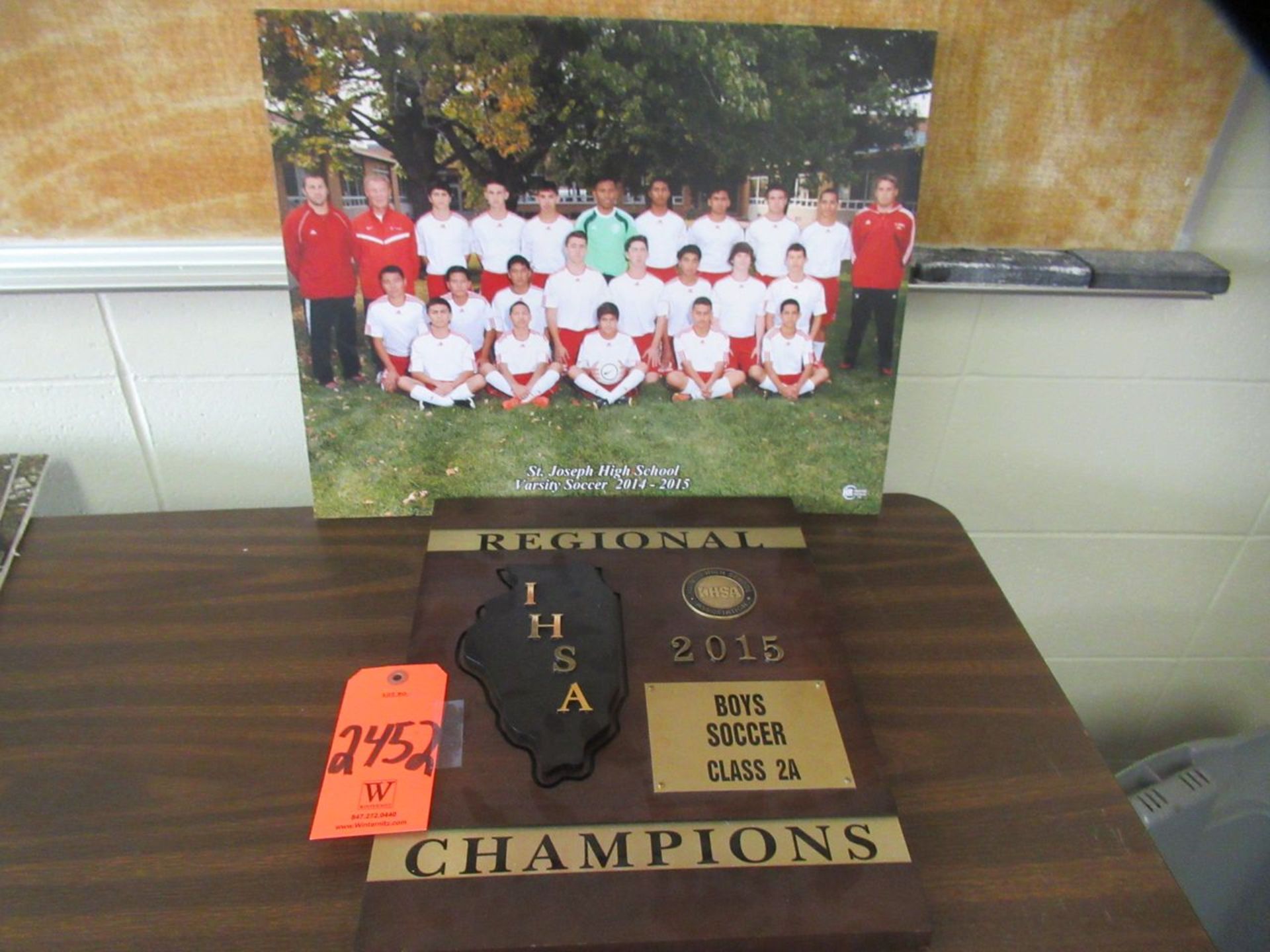 2015 IHSA State Sectional Champions Plaque, Team Photo (Room 300)