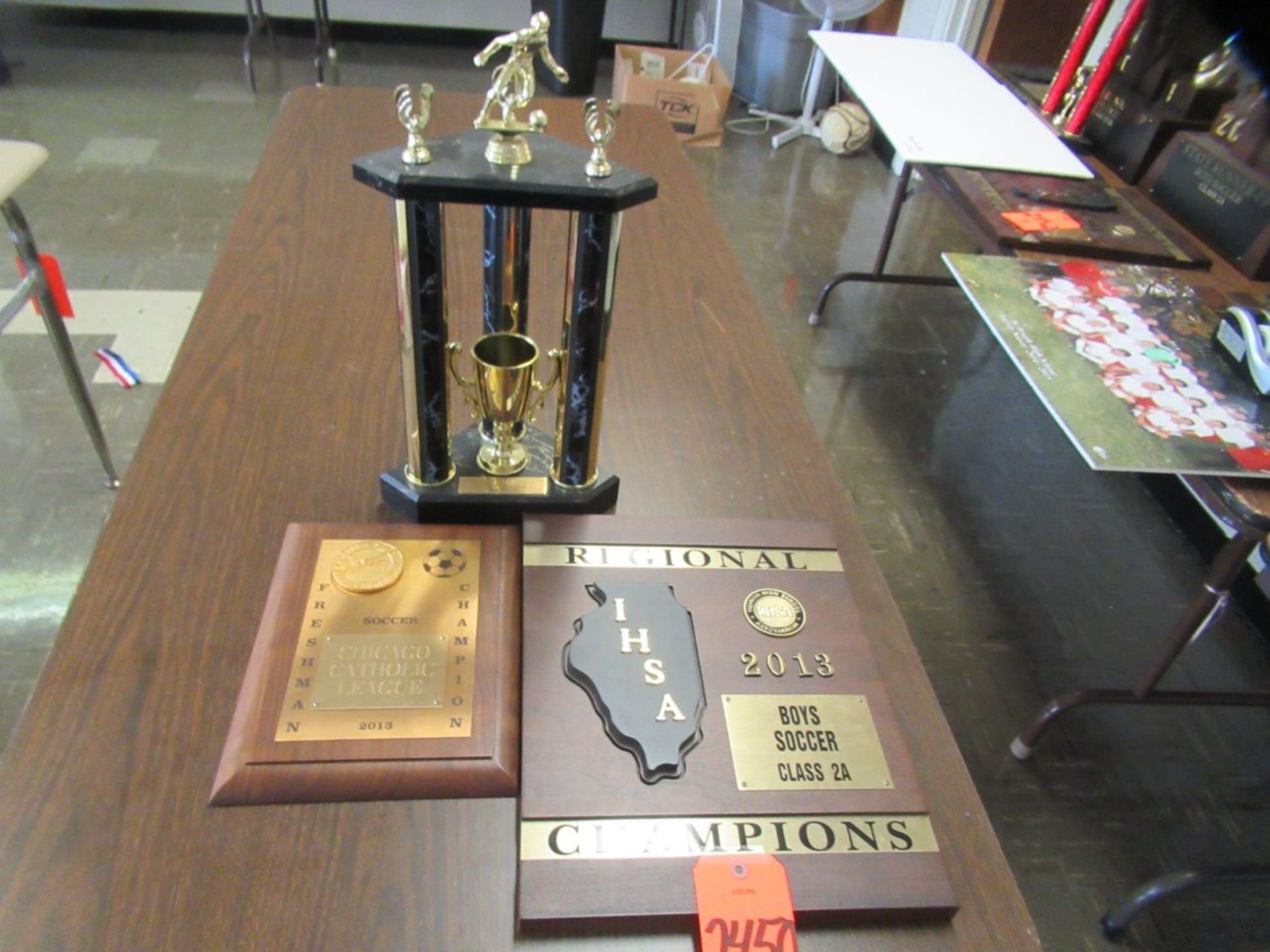 2013 IHSA State Class 2A Regional Champions Plaque, 2013 CCAL Freshman Champions Trophy, 2012-2013