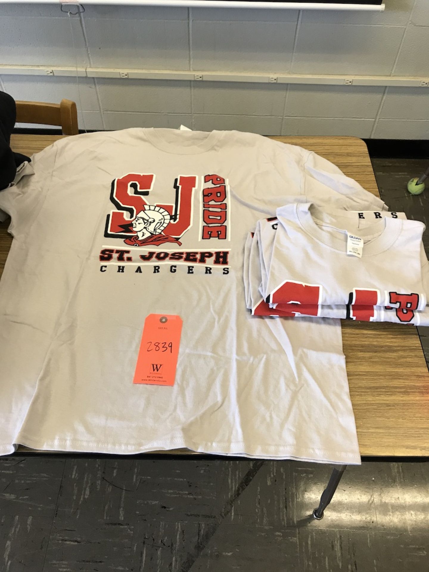 Lot of St. Joseph High School Charger Pride T-Shirts (4 Size 2XL) (Room 307)