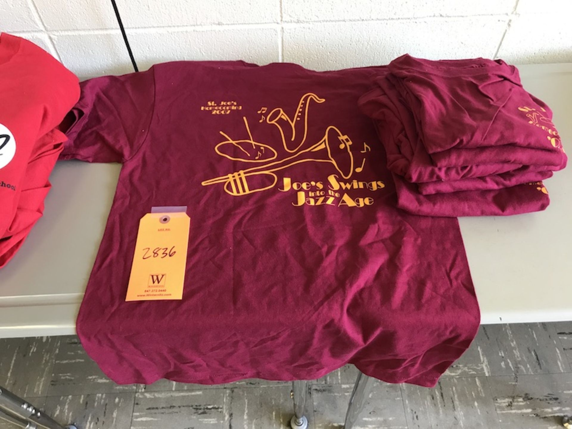 Lot of St. Joseph High School 2007 Swing Into The Jazz Age T-shirts (3 Medium and 3 XL) (Room 307)