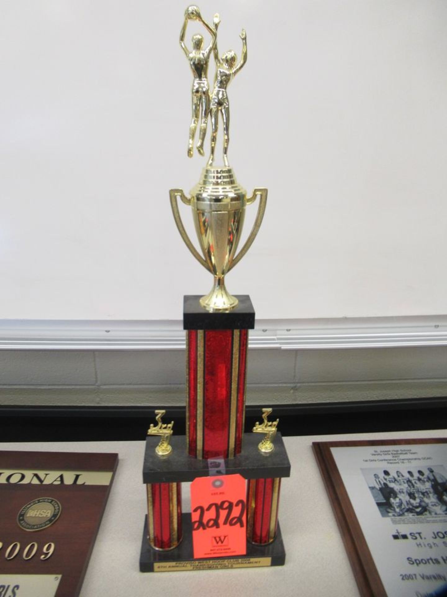 2008 Proviso West Hoop Club 6th Annual Thanksgiving Tournament Freshman 3rd Place Trophy (Room 303)