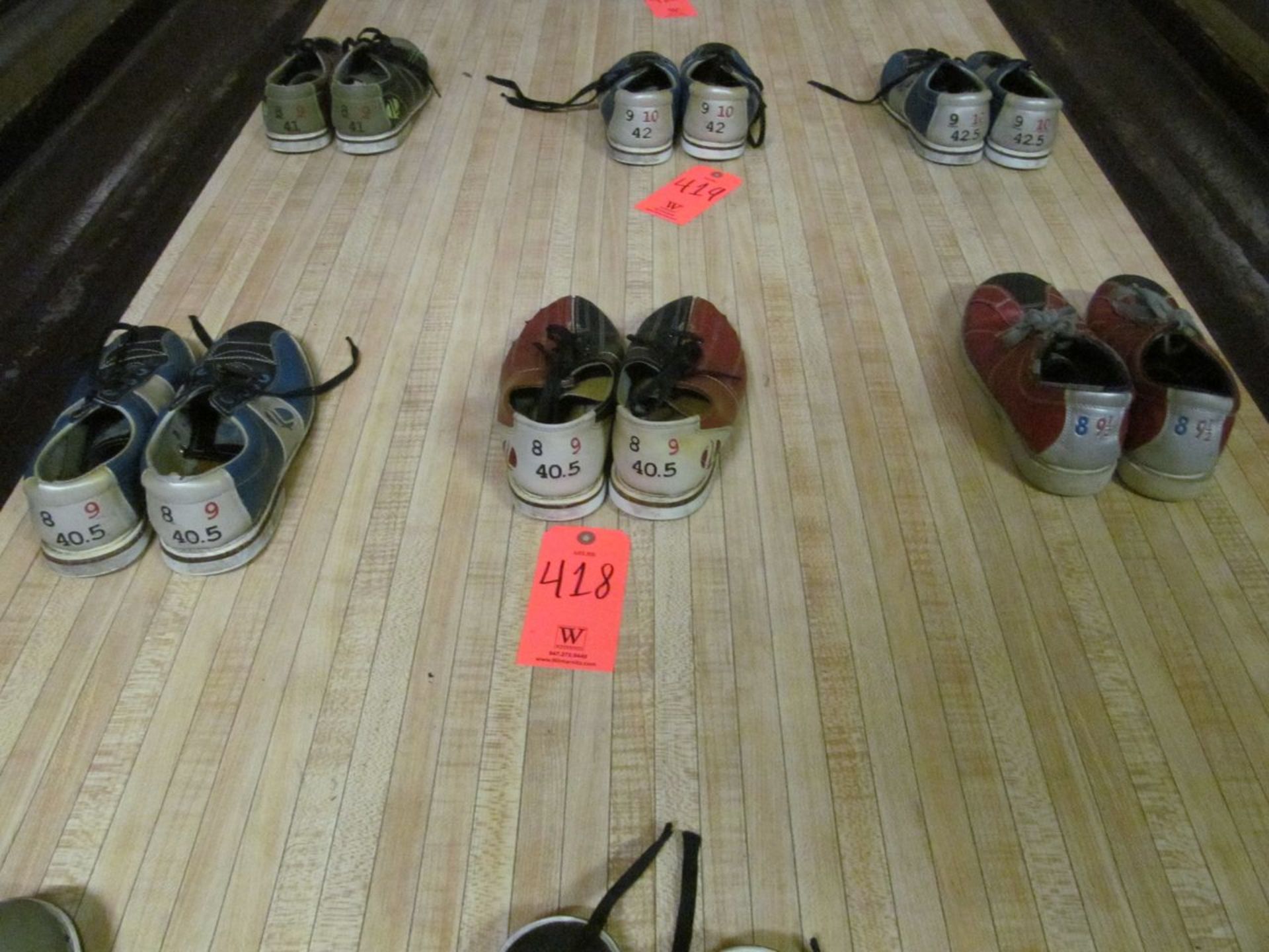 Lot - (3) Pairs of Bowling Shoes (Sizes Shown in 2nd Lot Photo) (Bowling Room) - Image 2 of 2