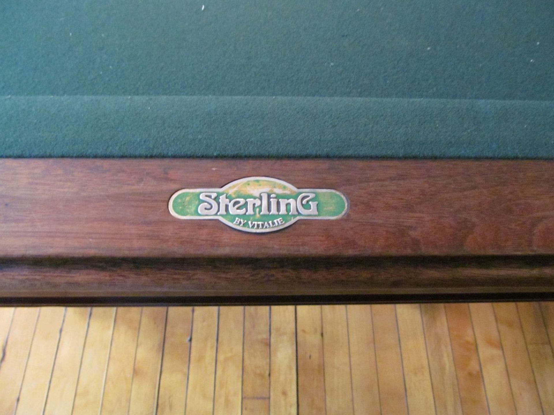 Sterling (by Vitalie) 9 ft. Billiards Table; Wood & Slate, Overall Dimensions of: 102 in. x 56 - Image 3 of 3