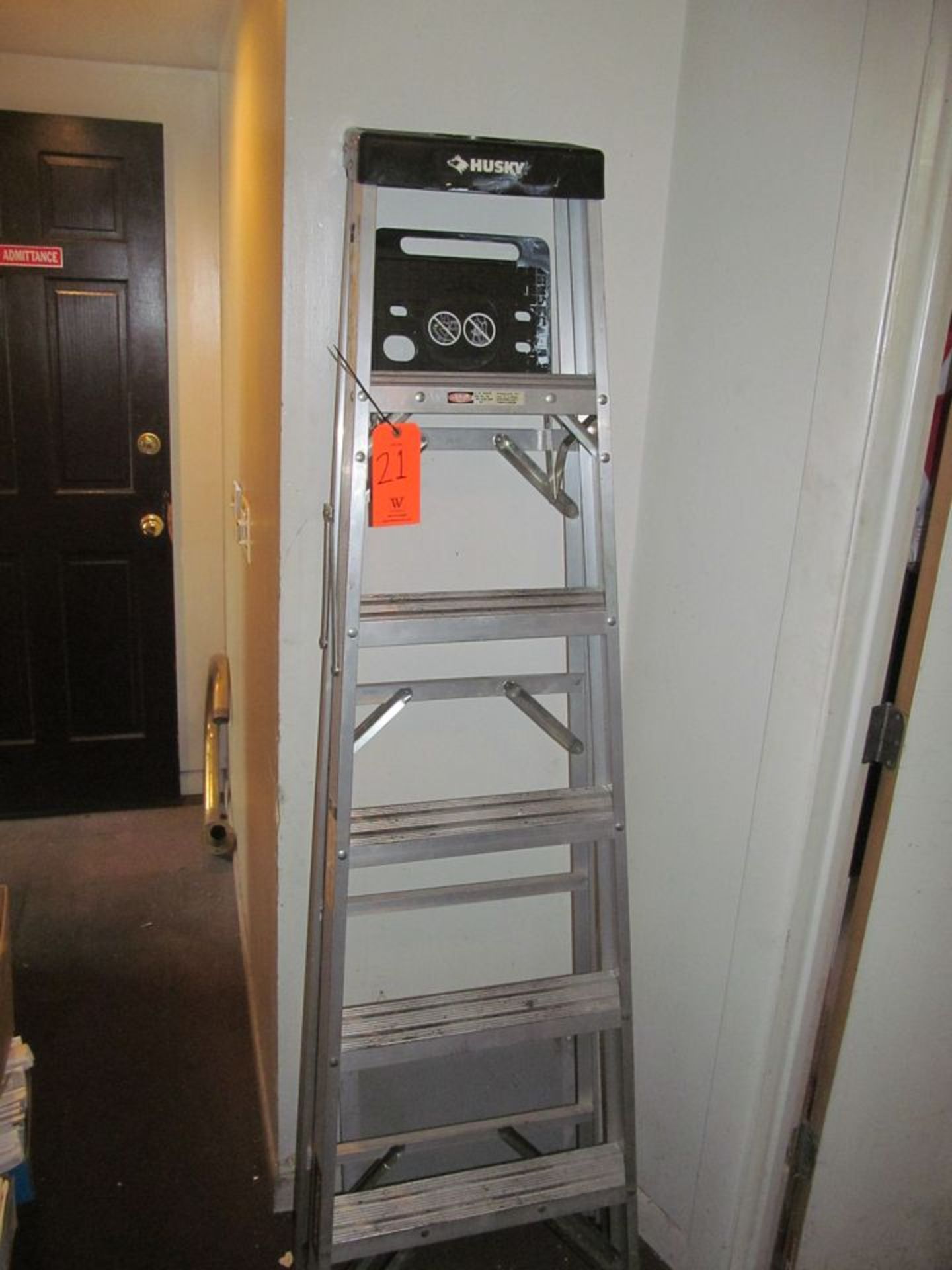 6 ft. Husky Aluminum Ladder (Upstairs Office)