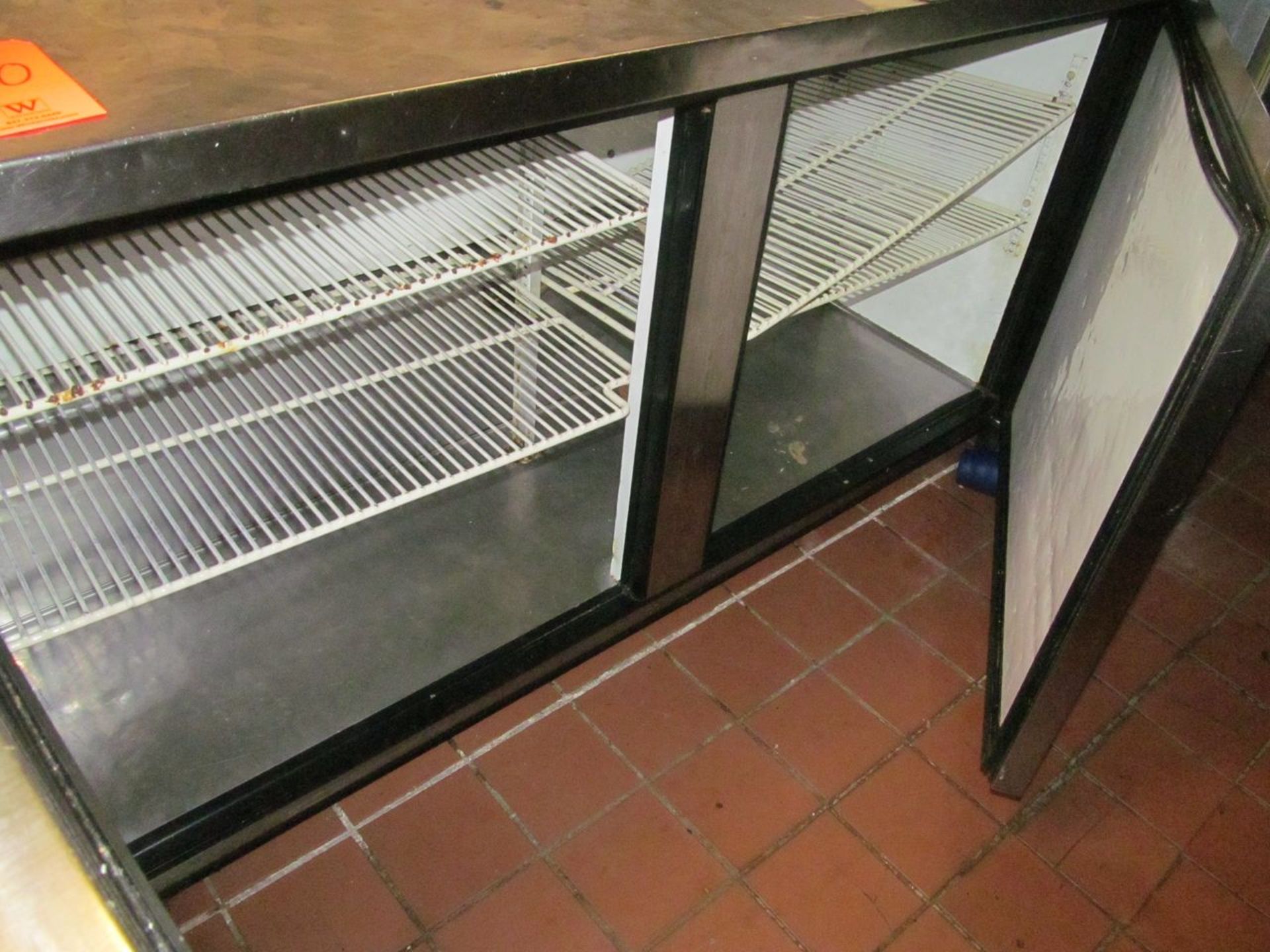 Stainless Steel Food Prep Station Refrigerator, with (2) Swing Doors, (2) Shelving Units, and - Image 2 of 4