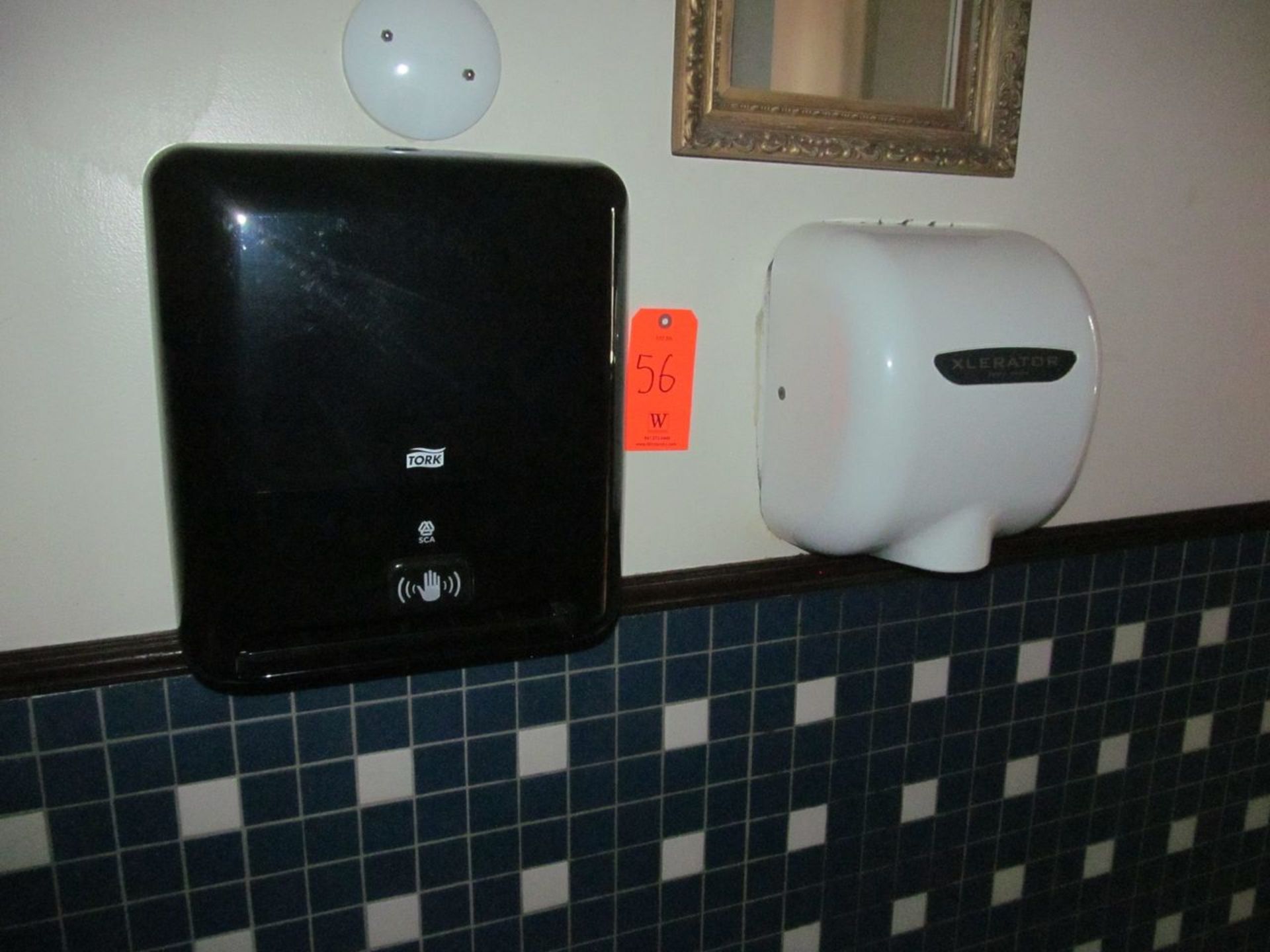 Lot - (1) XLERATOR Hand Dryer, (1) Paper Towel Dispenser, and (1) Soap Dispenser (Upstairs