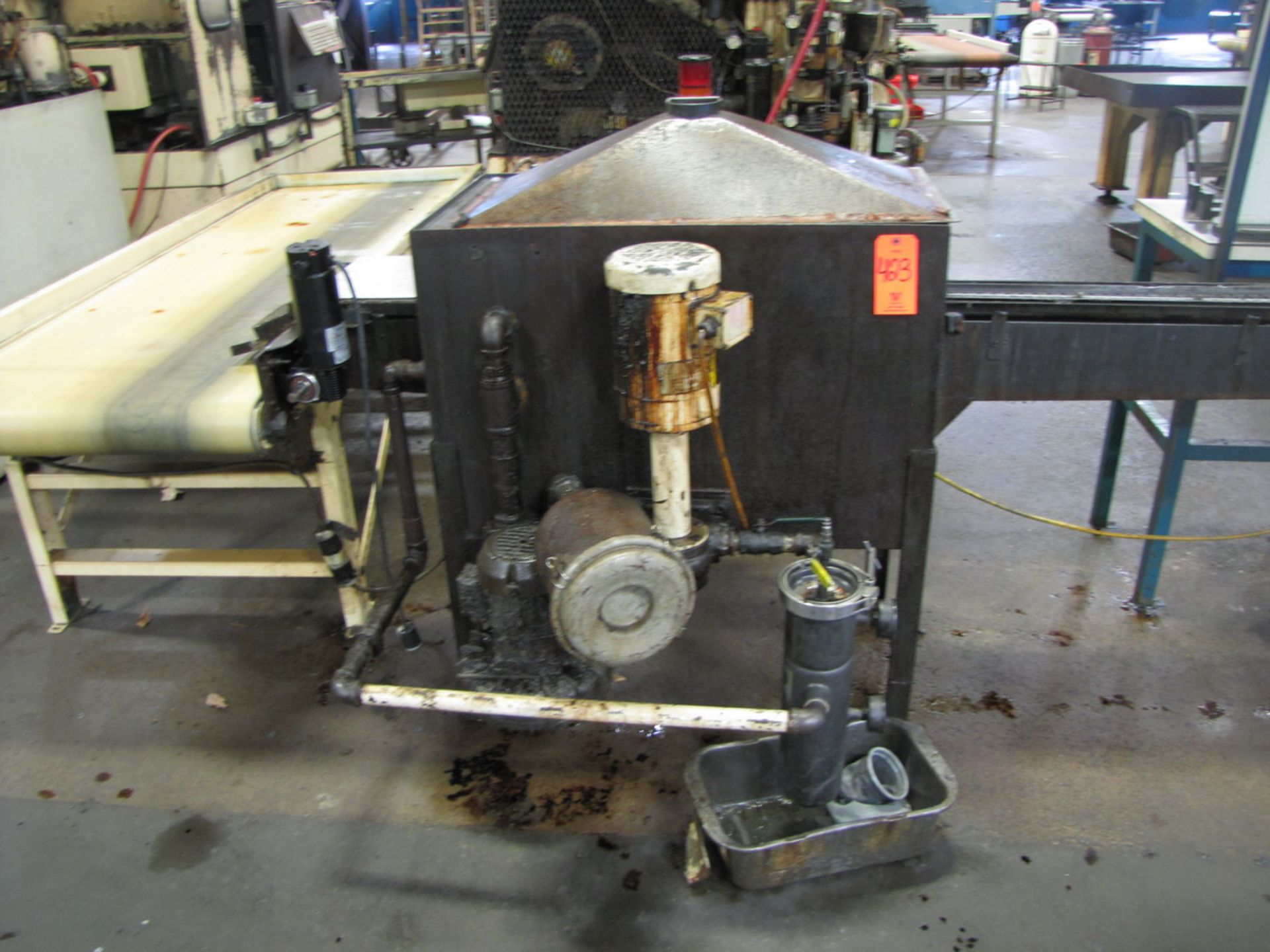 Parts Washer; 6 in. wide Belt, 3/4 HP Pump (Plant #1)