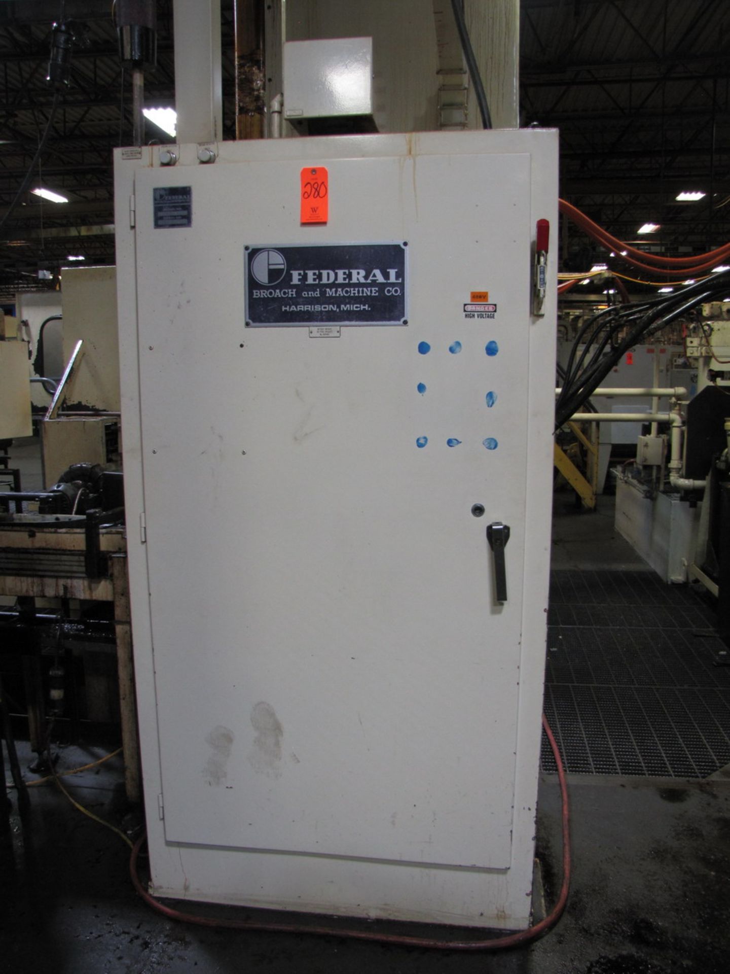 Federal Broach Model 15T48VPD 15-Ton Capacity, 48 in. Stroke Vertical Broach, Allen Bradley - Image 6 of 13