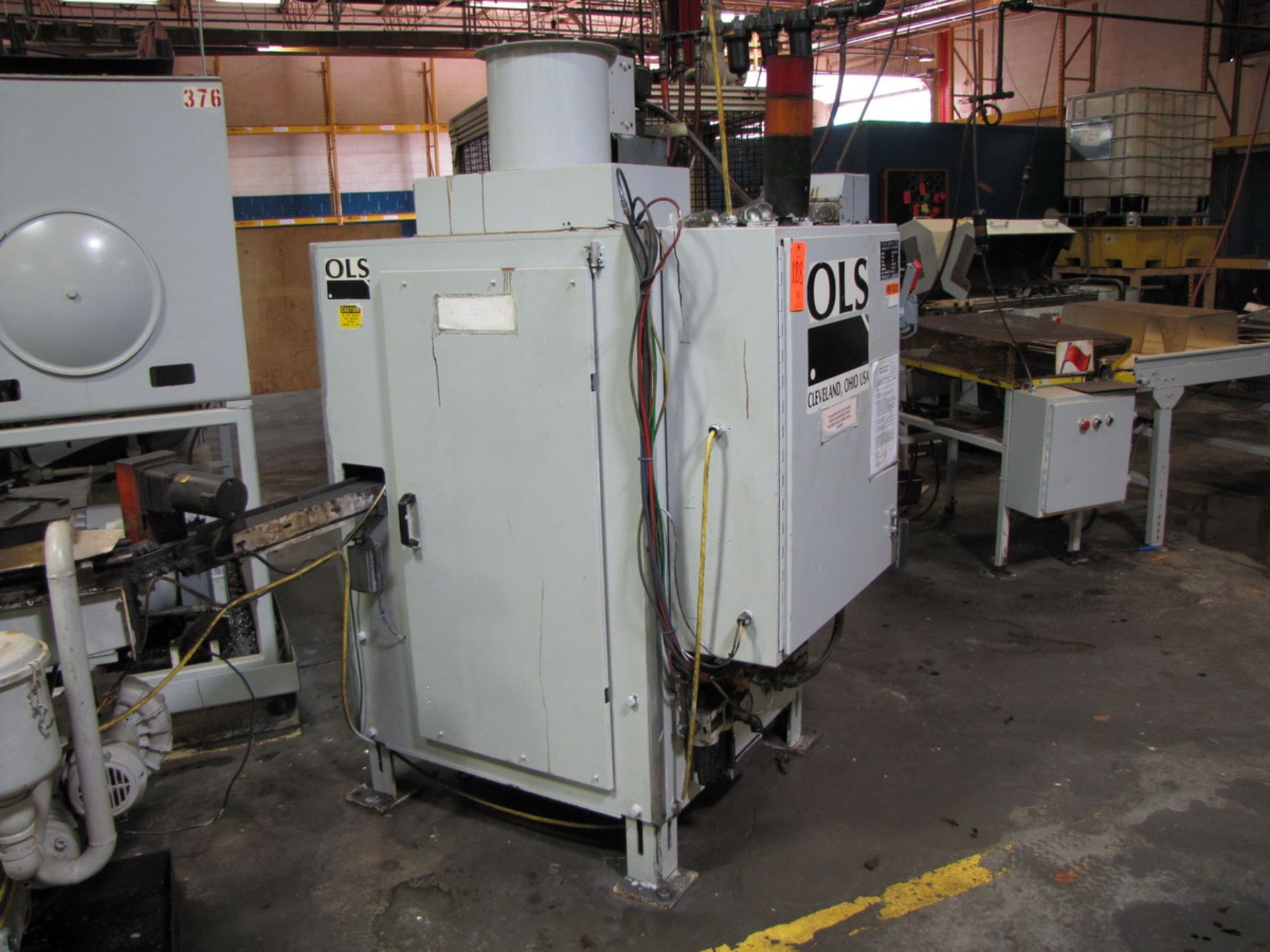 Online Services, Inc. Model 2800-CIF-TDB Deburr, S/N: 293 (2000) (Duplicate S/N); with Cuttler-