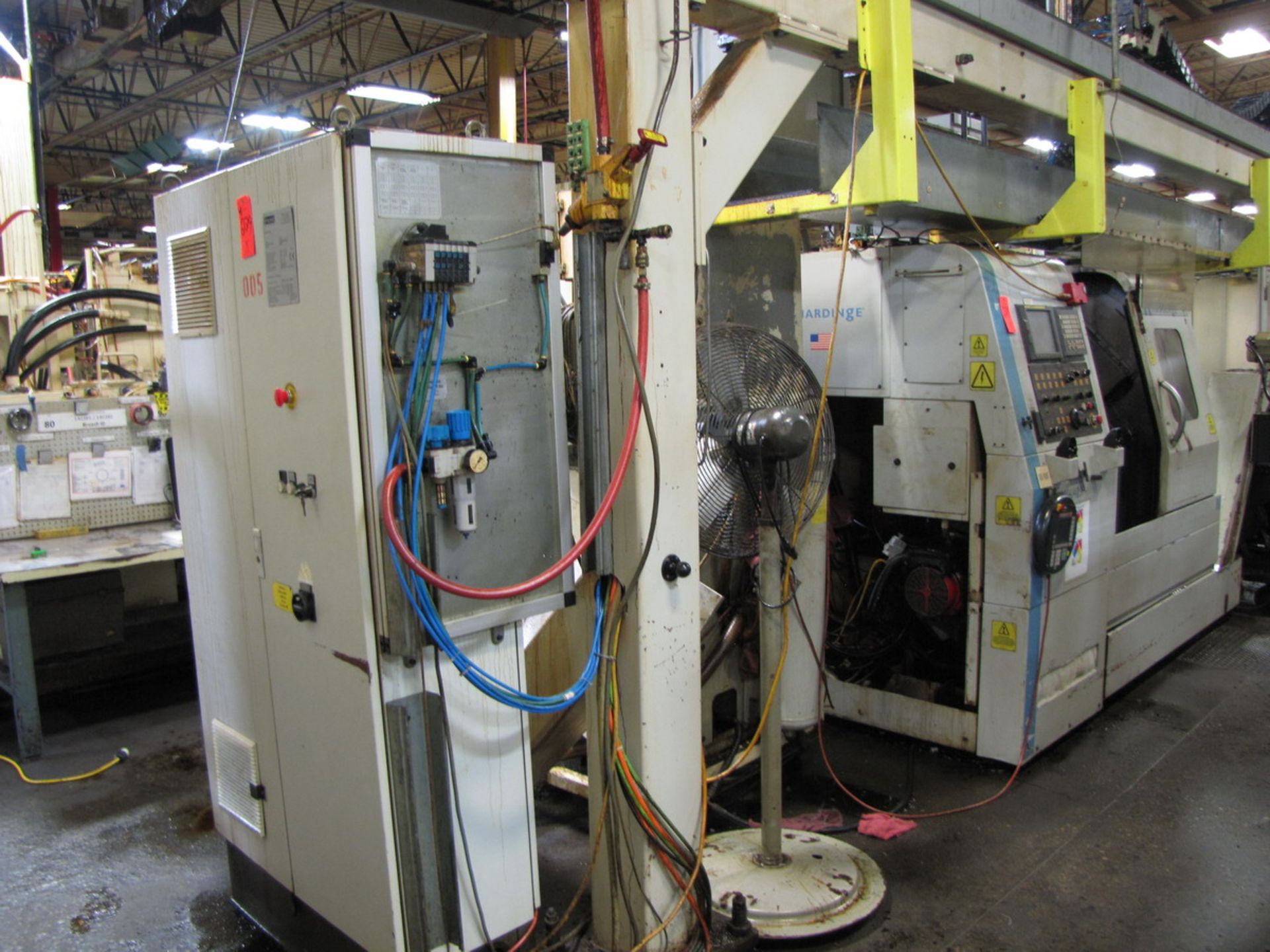 Hardinge Model QC CNC Lathe, S/N: QC729 (2005); with Fanuc Series 21IT CNC Control, Promet EPL