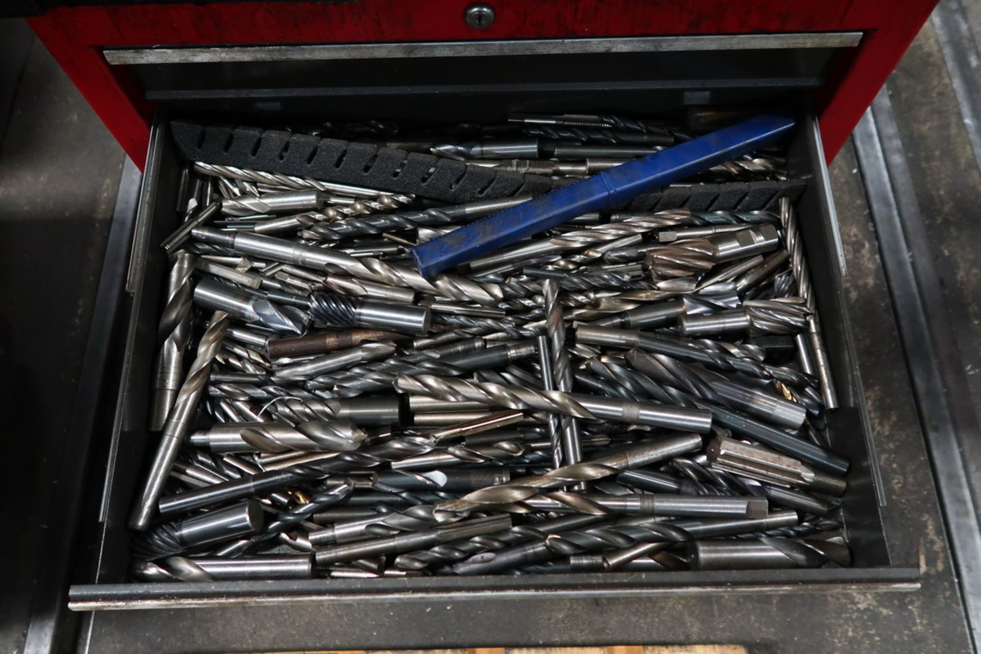 5-Drawer Rolling Tool Box with Contents of Hold Down Tooling, Collets, & Drill Bits (Plant #1) - Image 3 of 6