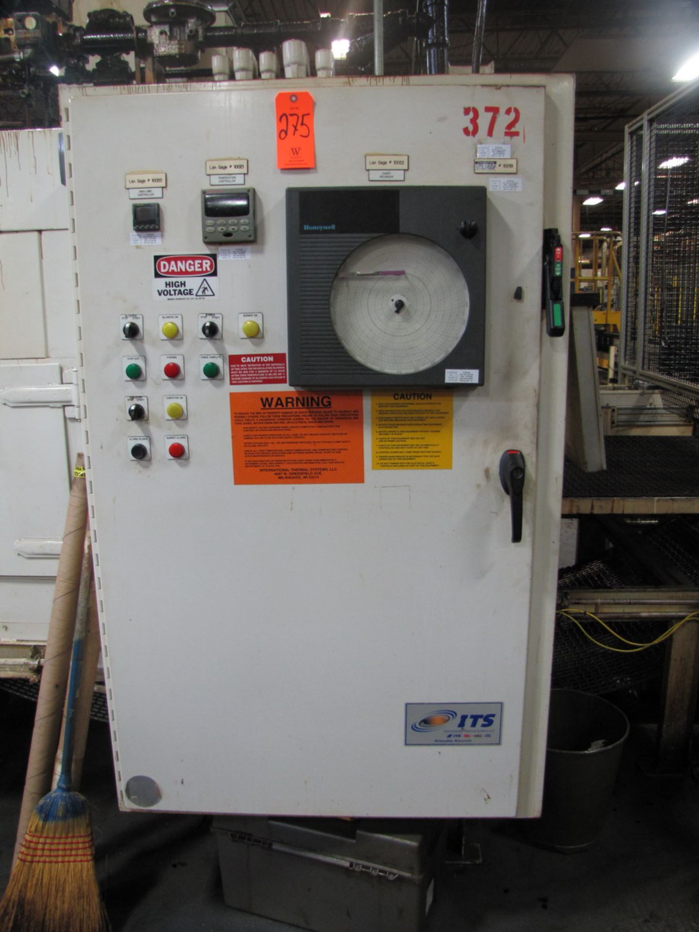 International Thermal Systems Conveyorized Tempering Oven, S/N: 14889 (2007); with 36 in. Wide