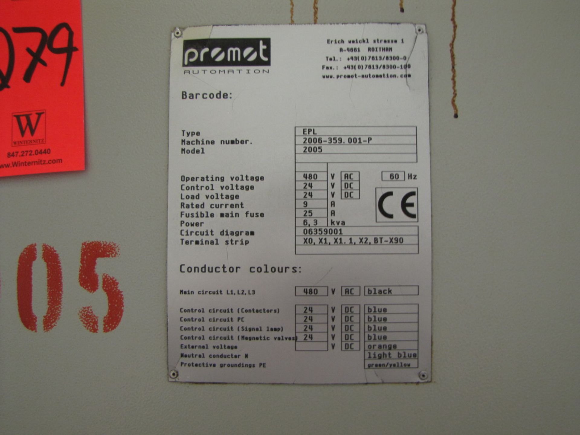 Hardinge Model QC CNC Lathe, S/N: QC729 (2005); with Fanuc Series 21IT CNC Control, Promet EPL - Image 3 of 16