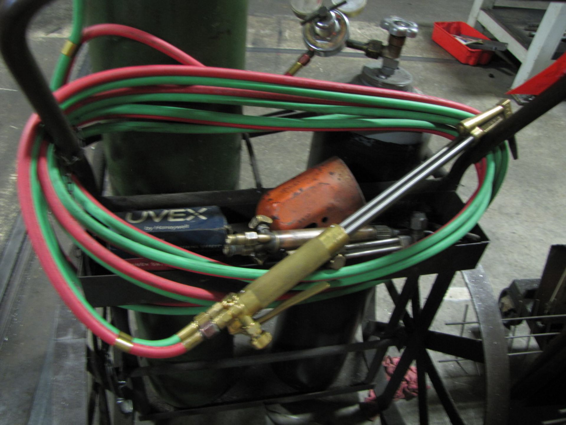 2-Wheel Torch Cart with (2) Regulators, Torch Hose & Torch, (No Tanks) (Plant #1) - Image 2 of 2