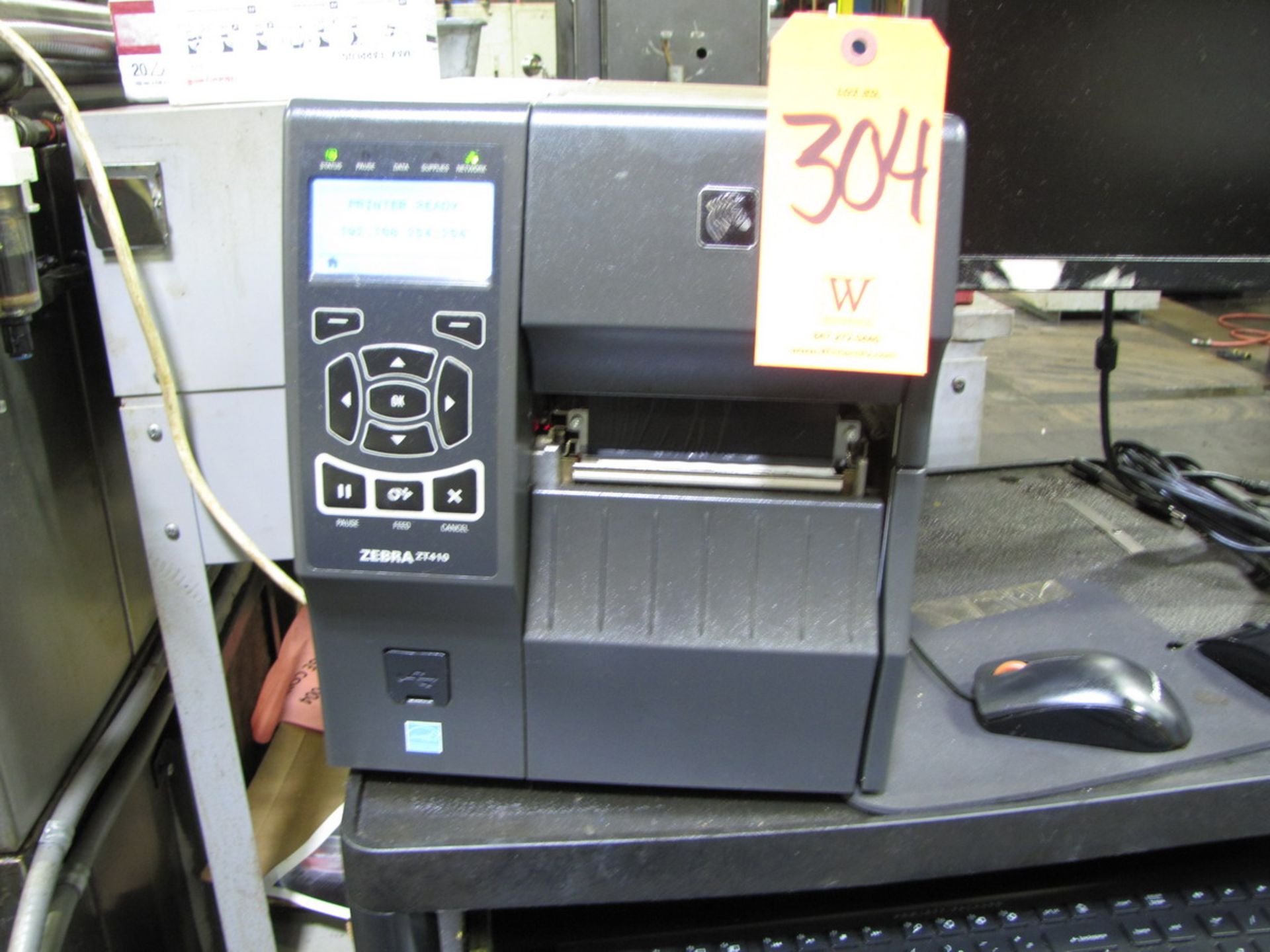 Zebra Model ZT410 Label Printer with Lenovo ThinkCentre PC, Acer 22 in. Monitor, & Steel Standing - Image 2 of 4