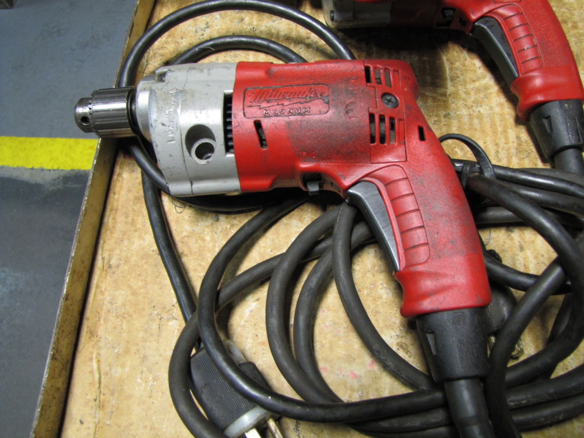 Lot - (2) Milwaukee Model Magnum Hole Shooter 1/2 in. Electric Drills (Plant #1) - Image 2 of 2