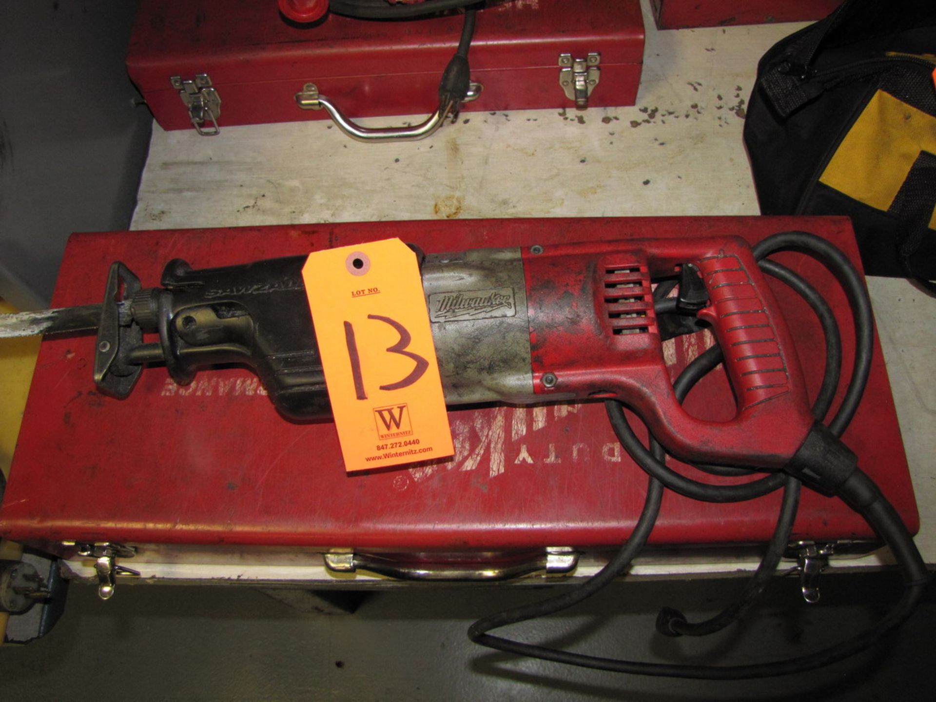 Milwaukee Model 6527-1 Sawzall Electric Reciprocating Saw, 0-2800 SPM (Plant #1)