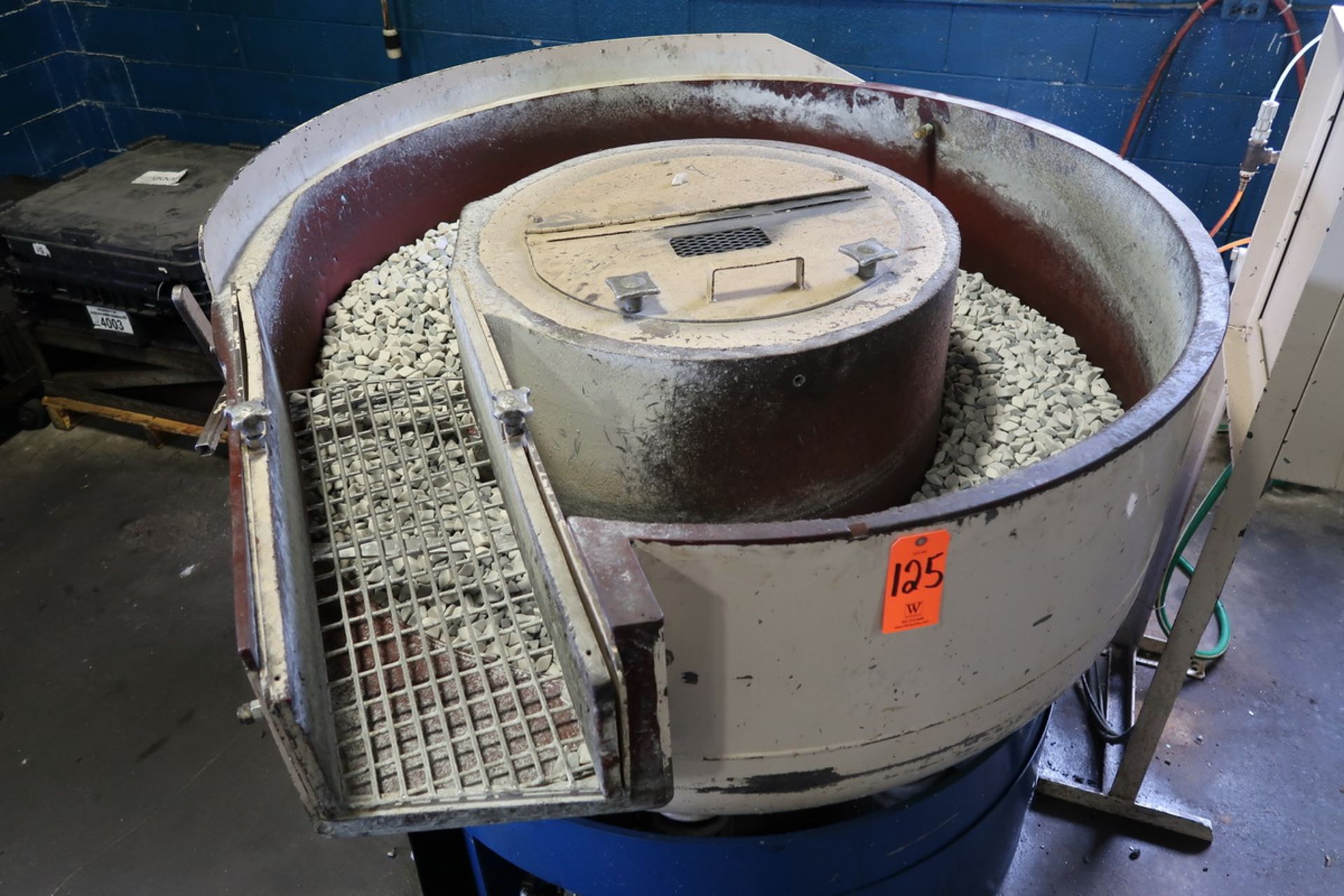 Rotofinish Model Vibratory Finisher; 48 in. Diameter Bowl, Control Panel (S/N: ER-1011MS-91-E1) ( - Image 2 of 6