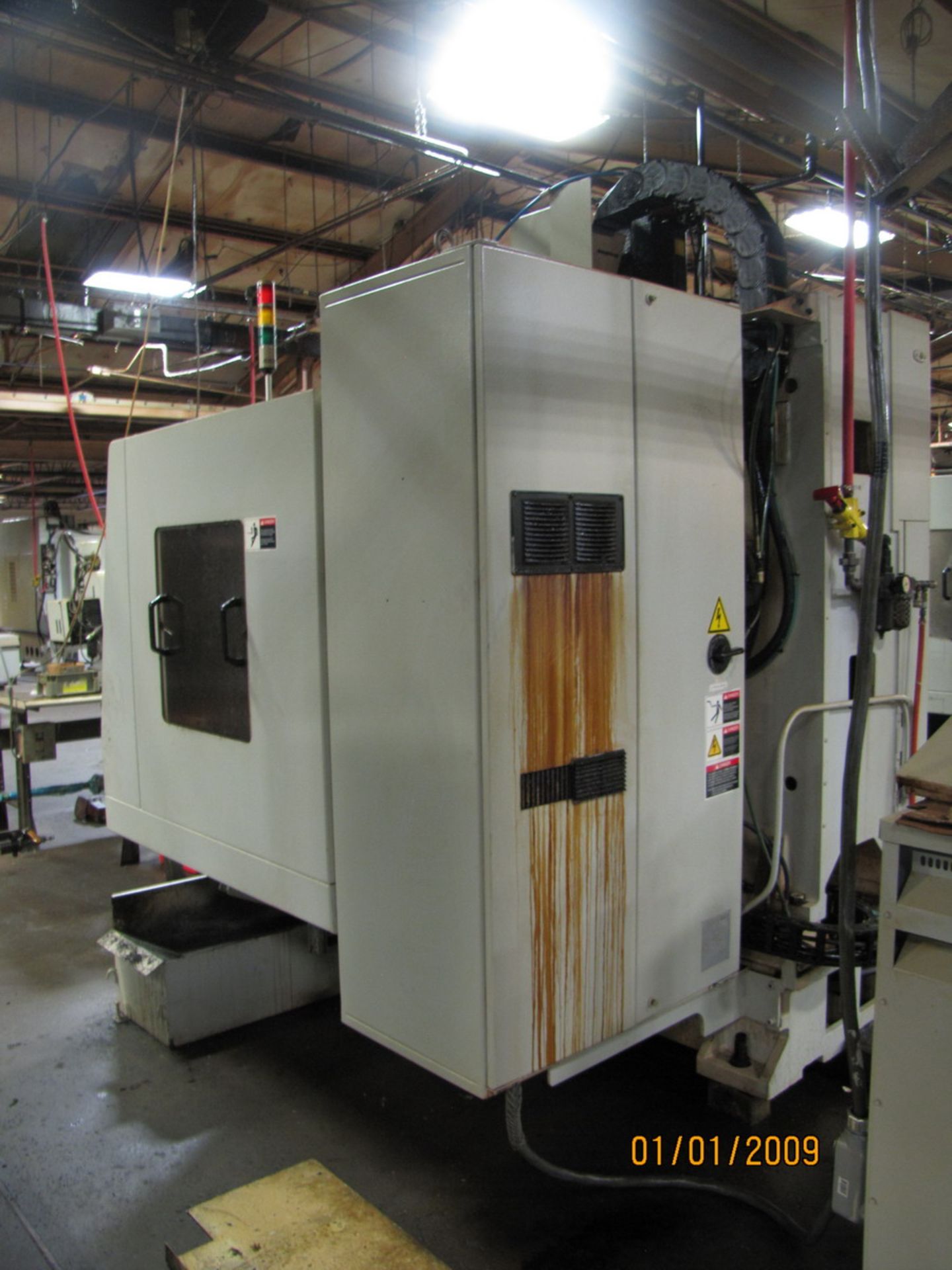 Daewoo DMV-3016 CNC Vertical Machining Center, S/N: AV4E0046 (2002); with Daewoo-Fanuc Series-i - Image 7 of 8