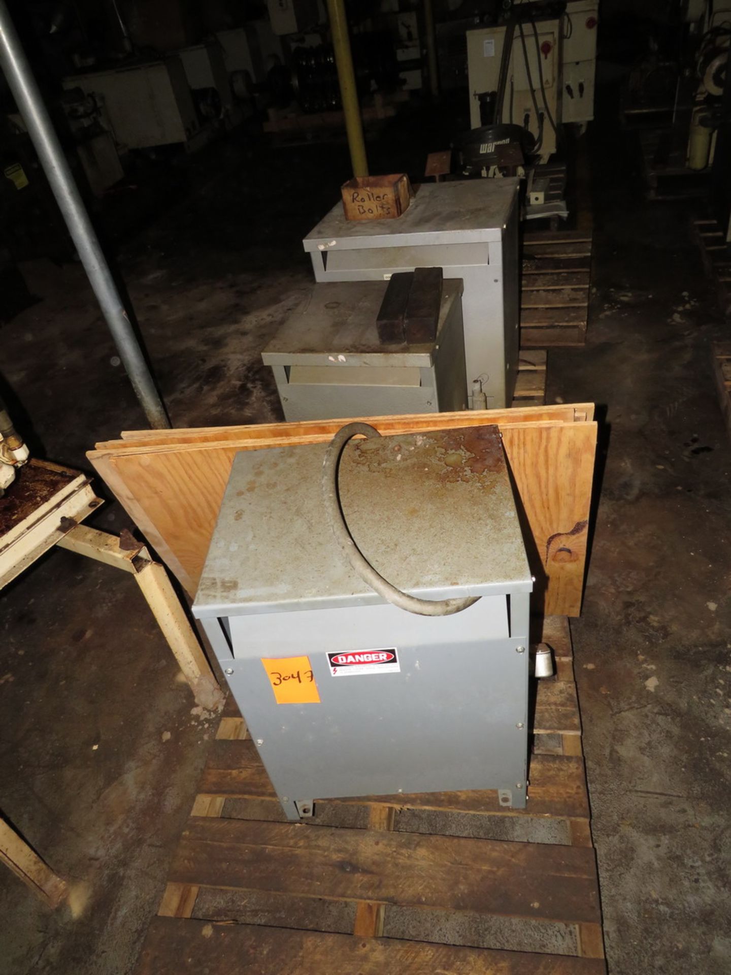 Assorted Dry Style Transformers to Include: 30KVA, (2) 15KVA (Plant #3)