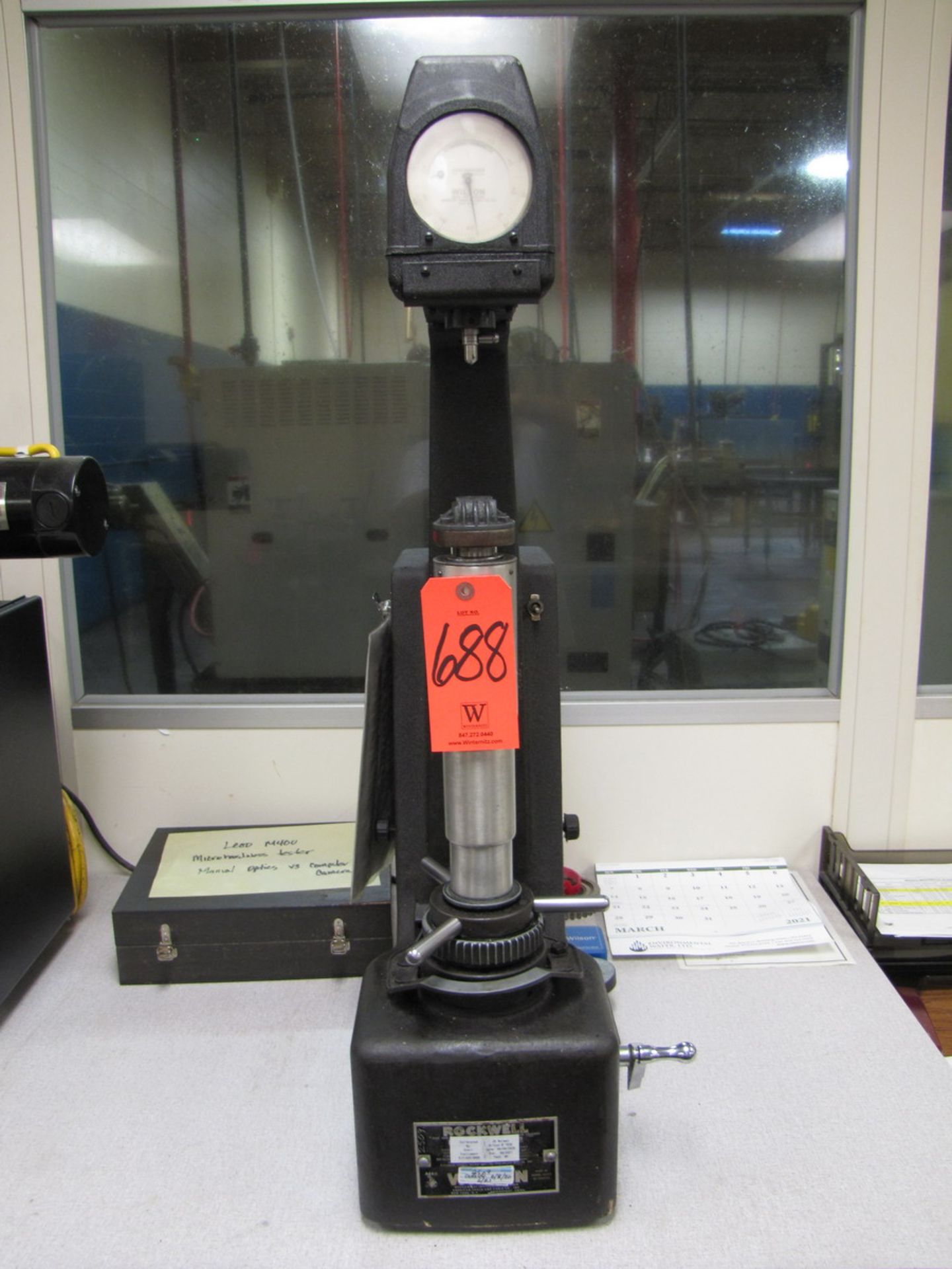 Rockwell Model 5JR Hardness Tester (Plant #1)