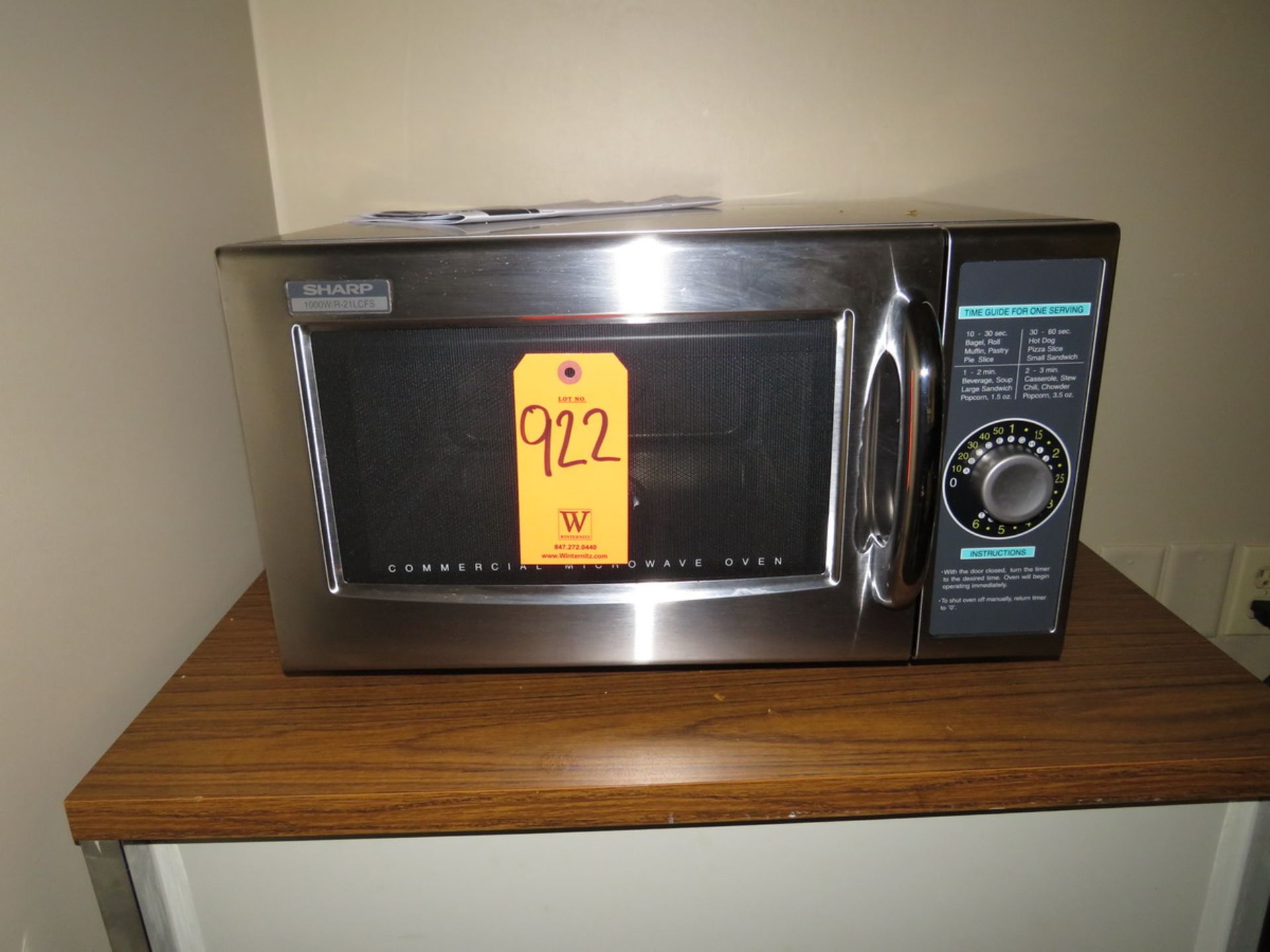 Sharp 1000W Stainless Steel Microwave (Plant #1)