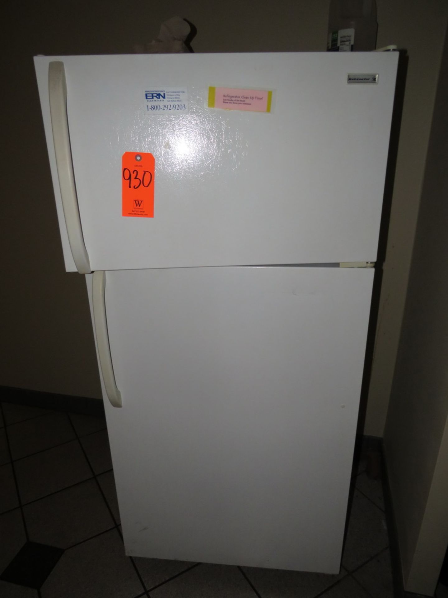 Kelvinator Refrigerator / Freezer (Plant #1)