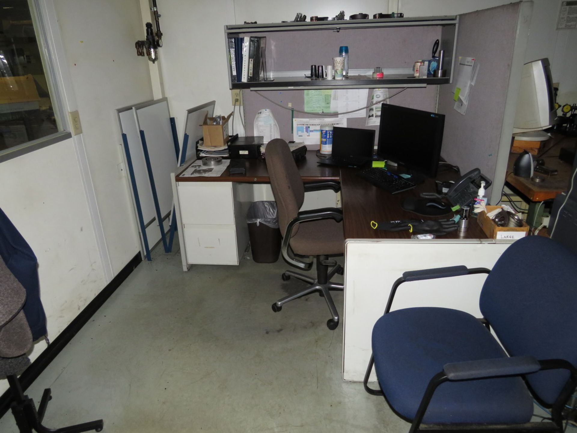 Remaining Furniture in CMM Room to Include: (3) Assorted Work Benches, (2) Desks, 4-Drawer Filing - Image 5 of 5