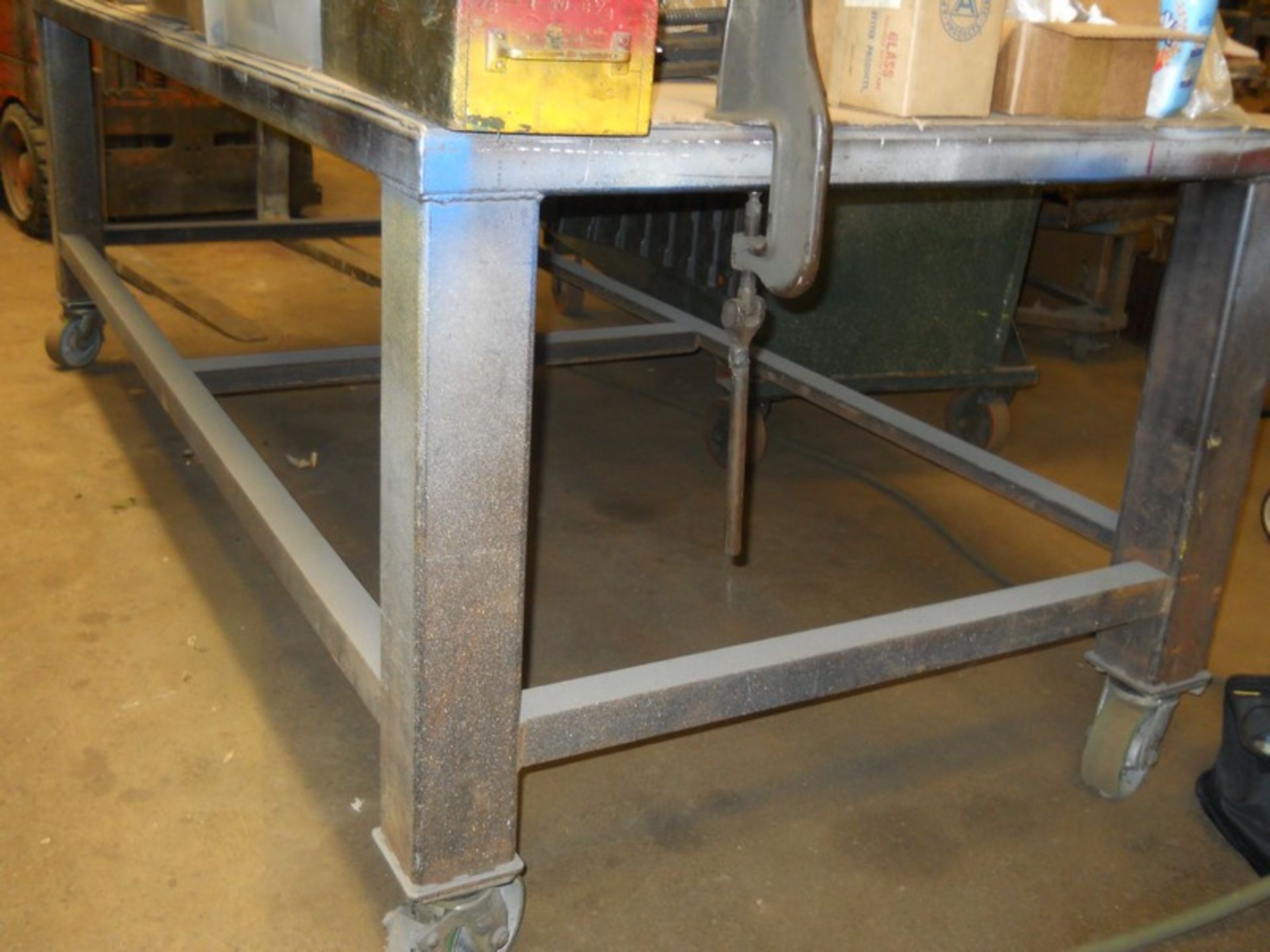 8 ft. Portable Steel Table - Image 3 of 4