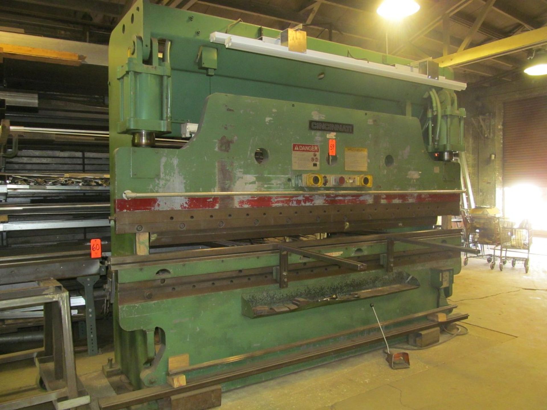 Cincinnati 12 ft. x 135-Ton Cap. Model 135CB x 10ft Hydraulic Press Brake, S/N: 42479; with 8 in. - Image 3 of 20