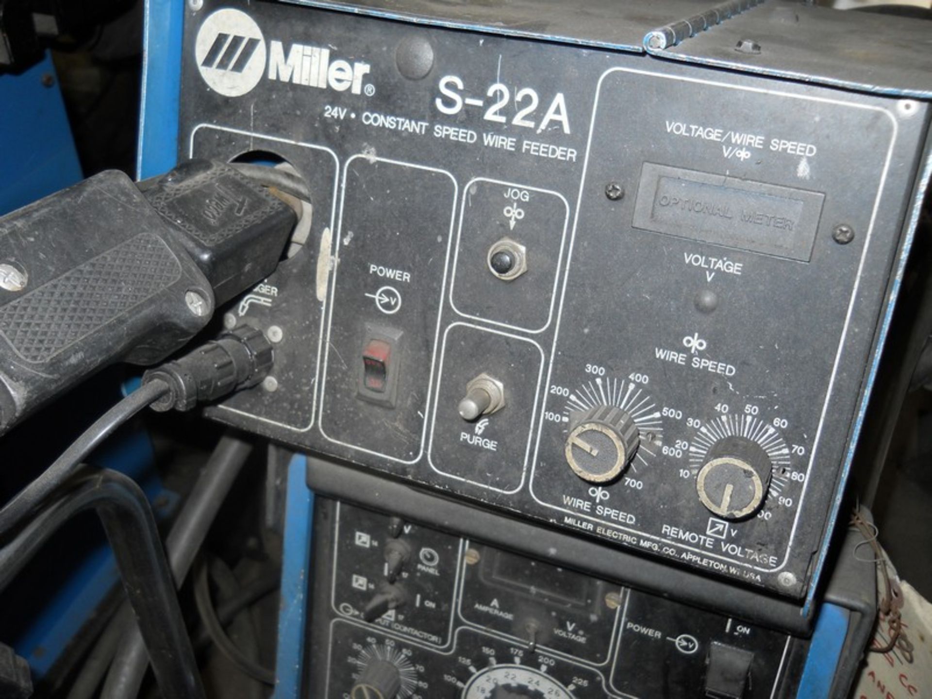 Miller XMT 300 CC/CV DC Inverter Arc Welder, S/N: KE614960; with Auto-Link, Miller S-22A Wire - Image 6 of 7