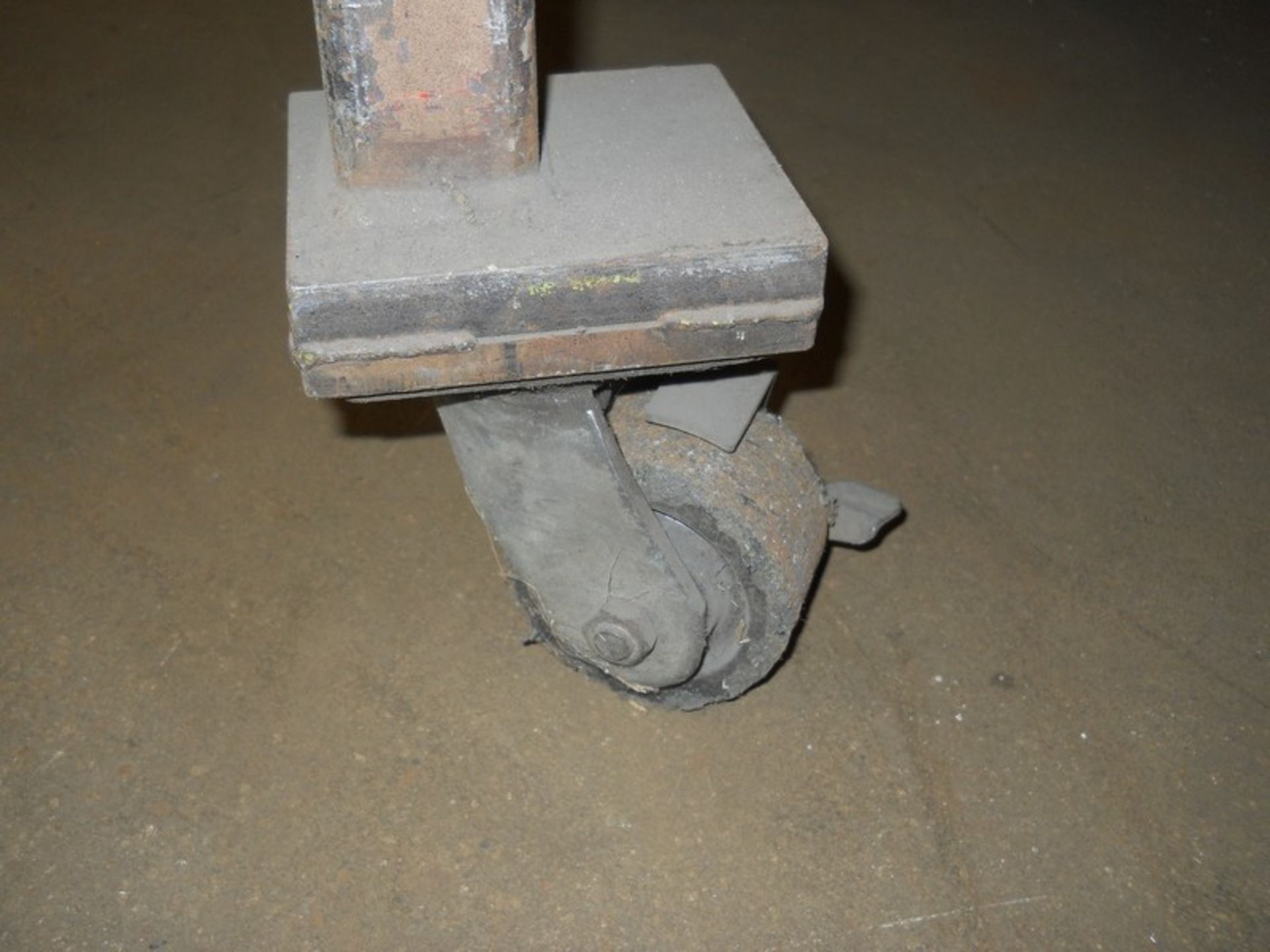 Lot - 4-Wheel Rolling Shop Table - Image 4 of 4