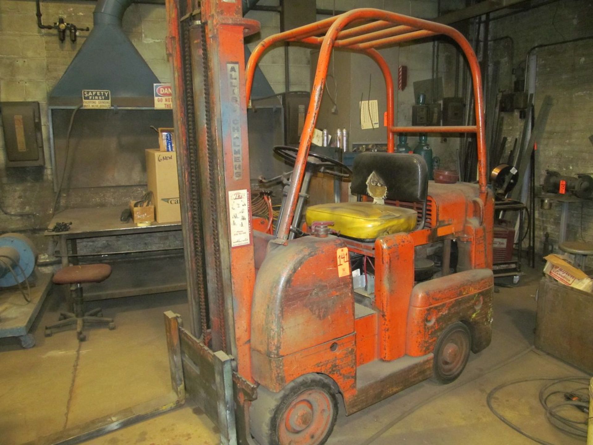 Allis Chalmers 5,000 lb. Cap. Model FTB 50-24 Gas Fork Lift Truck, S/N: 17308000; with 2-Stage Mast,