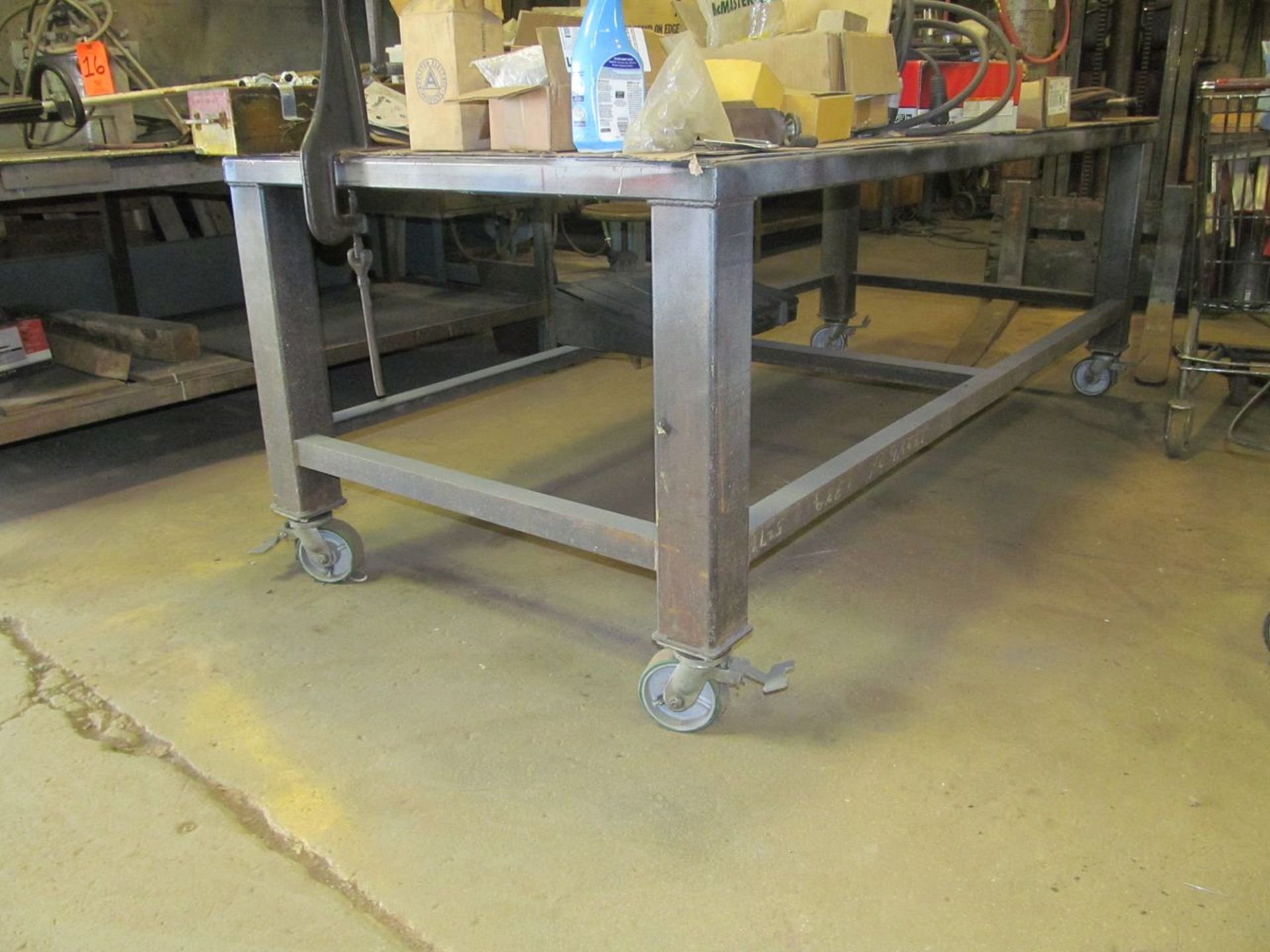 8 ft. Portable Steel Table
