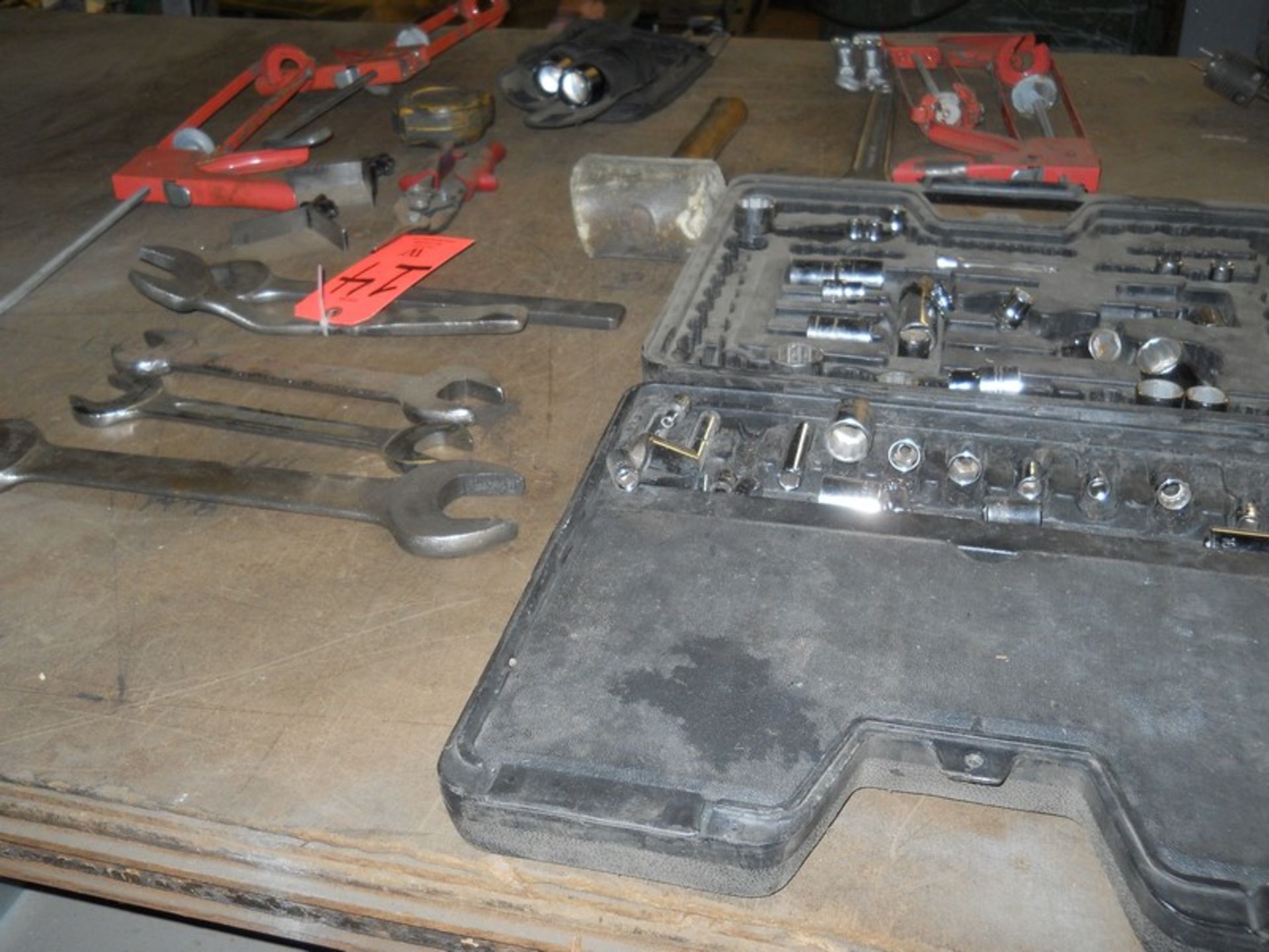 Lot - Miscellaneous Hand Tools; Partial Socket Set; Crescent Adjustable Wrench; Open & Box End - Image 2 of 7