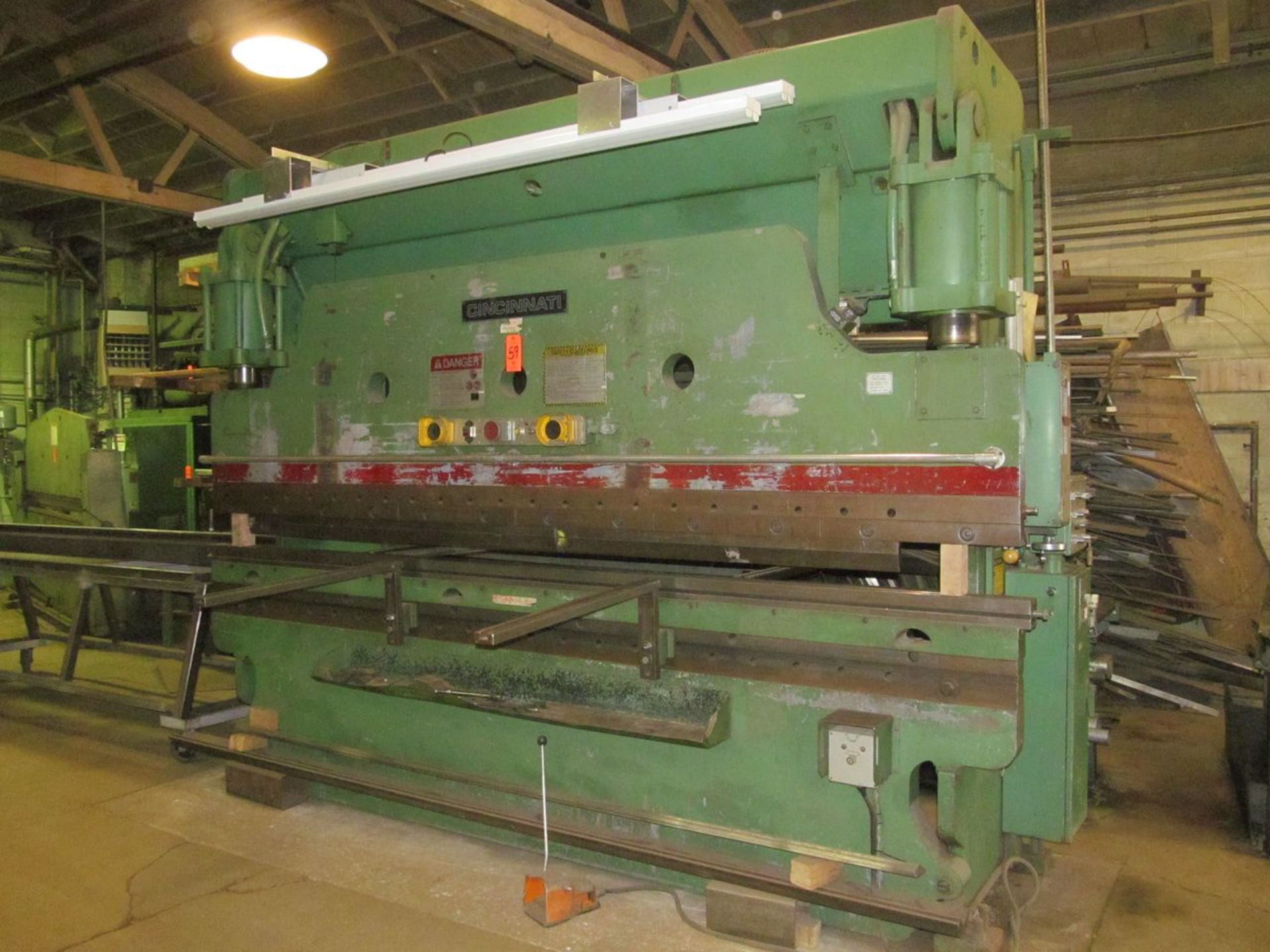 Cincinnati 12 ft. x 135-Ton Cap. Model 135CB x 10ft Hydraulic Press Brake, S/N: 42479; with 8 in. - Image 2 of 20