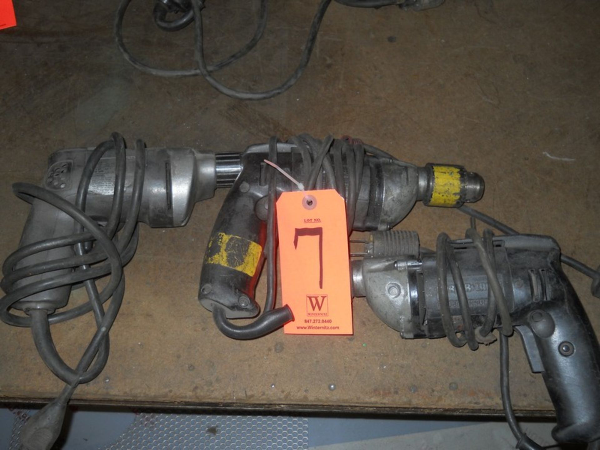 Lot - (2) Porter Cable Electric Power Drills