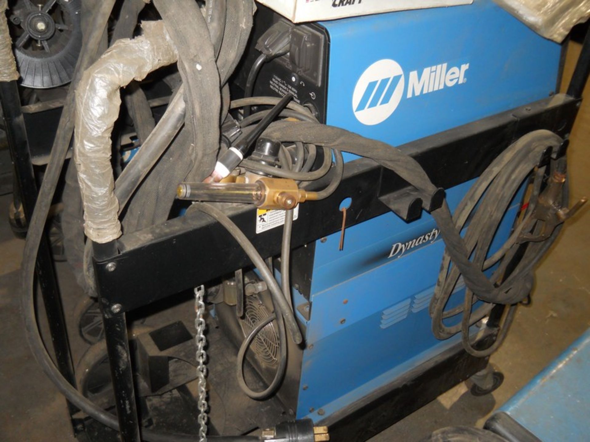 Miller Dynasty 350 Water -Cooled AC/DC Tig & Stick Welder, S/N: LJ400909L; with Coolmate 3.5 System, - Image 7 of 9