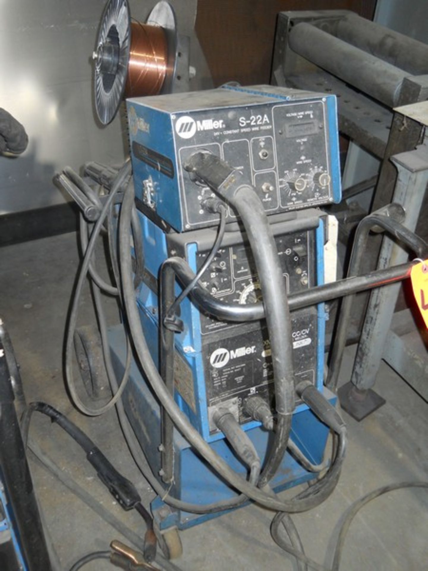 Miller XMT 300 CC/CV DC Inverter Arc Welder, S/N: KE614960; with Auto-Link, Miller S-22A Wire - Image 2 of 7