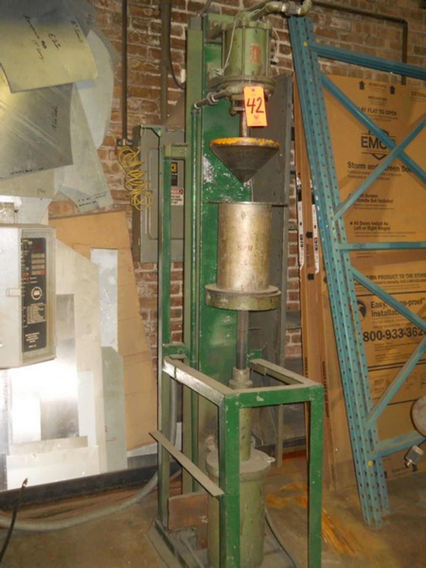 Hanna Cylinder Vertical Hydraulic Press, S/N: 63578; with 20 in. (approx.) Max. Opening