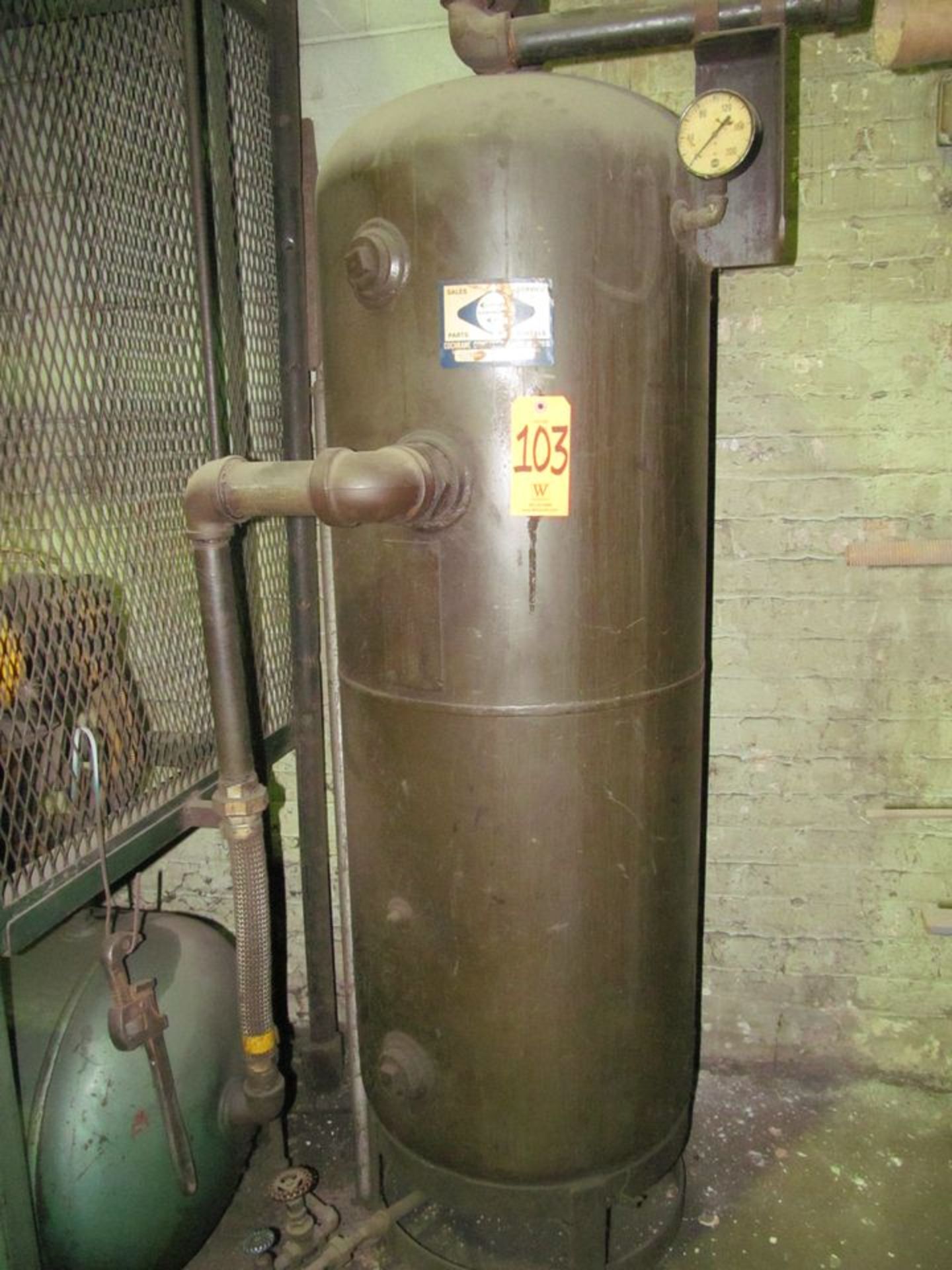 Pressed Steel Tank Vertical Air Receiving Tank