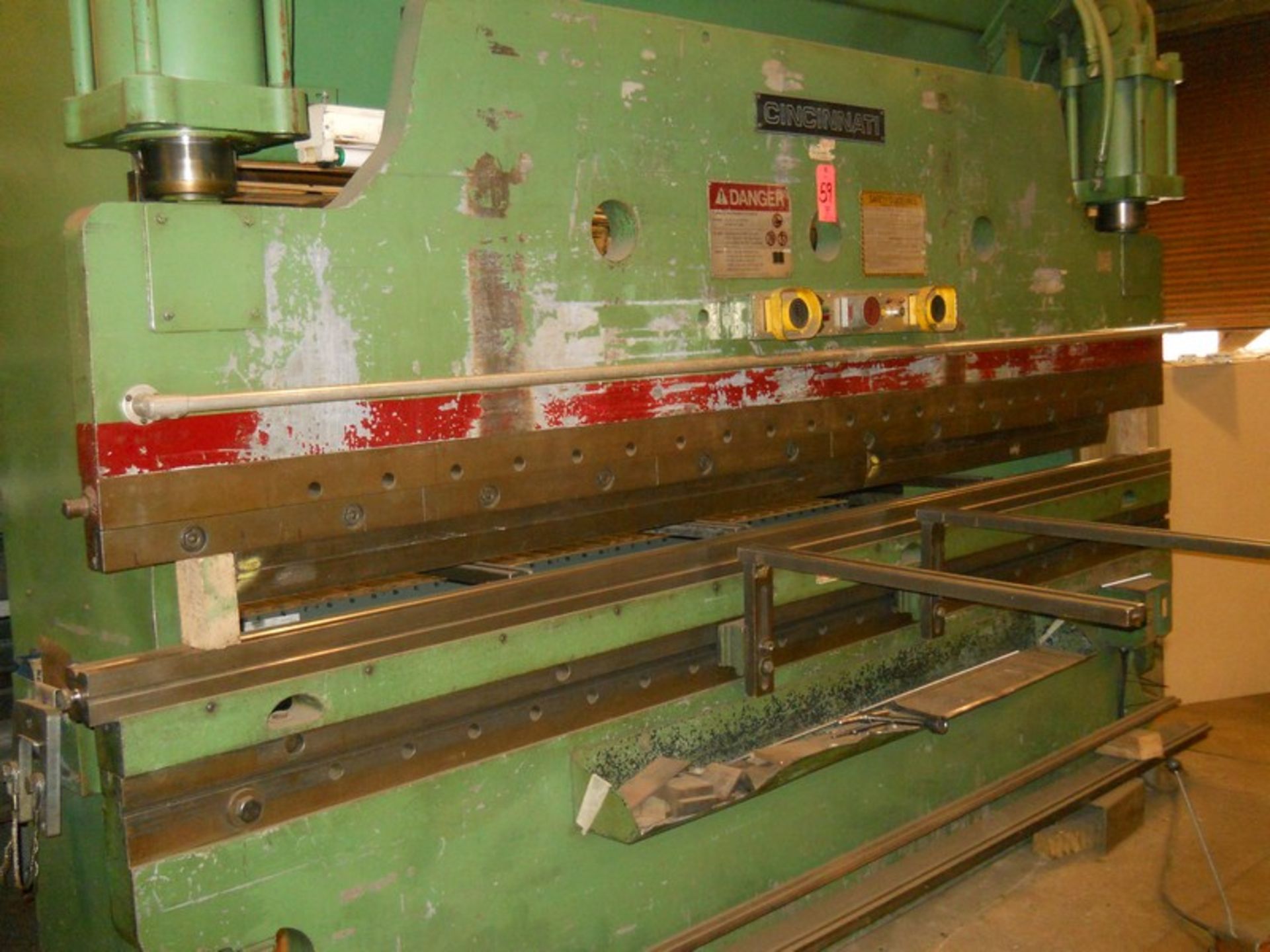 Cincinnati 12 ft. x 135-Ton Cap. Model 135CB x 10ft Hydraulic Press Brake, S/N: 42479; with 8 in. - Image 6 of 20