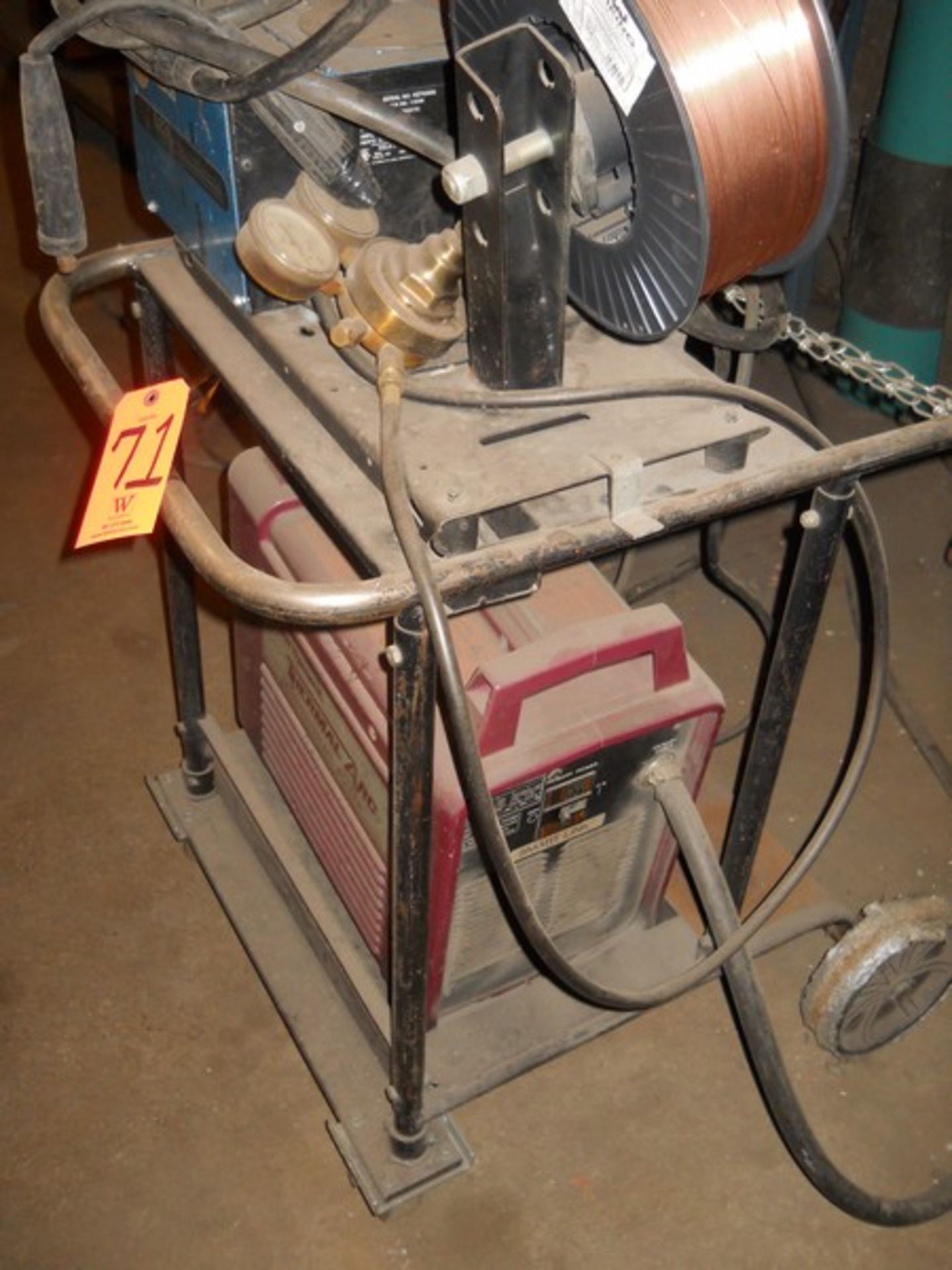 Thermal Arc Model 300 GMS DC Inverter Arc Welder, S/N: E416287A188204A; with Miller S-22A Wire - Image 7 of 7