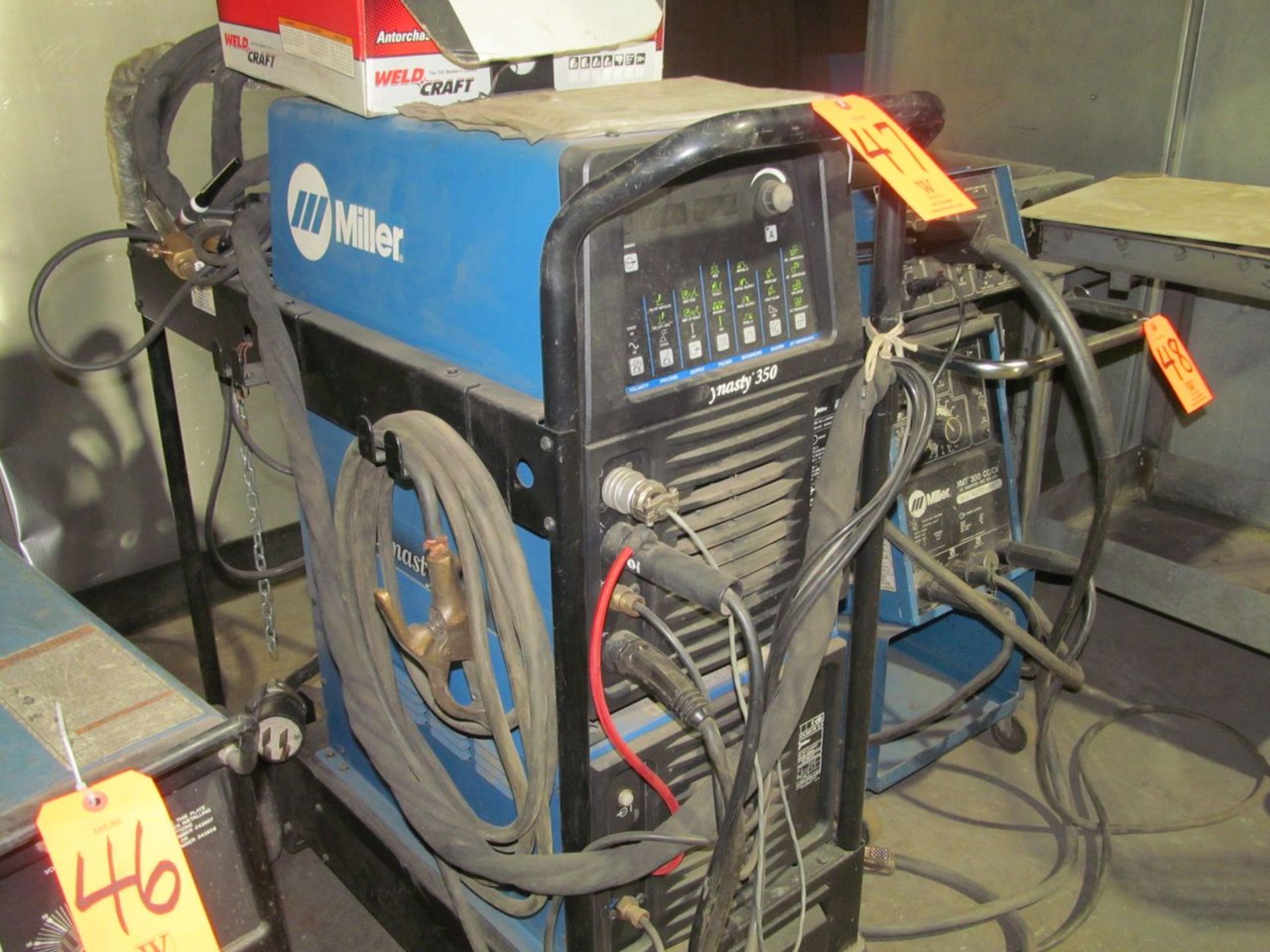 Miller Dynasty 350 Water -Cooled AC/DC Tig & Stick Welder, S/N: LJ400909L; with Coolmate 3.5 System,