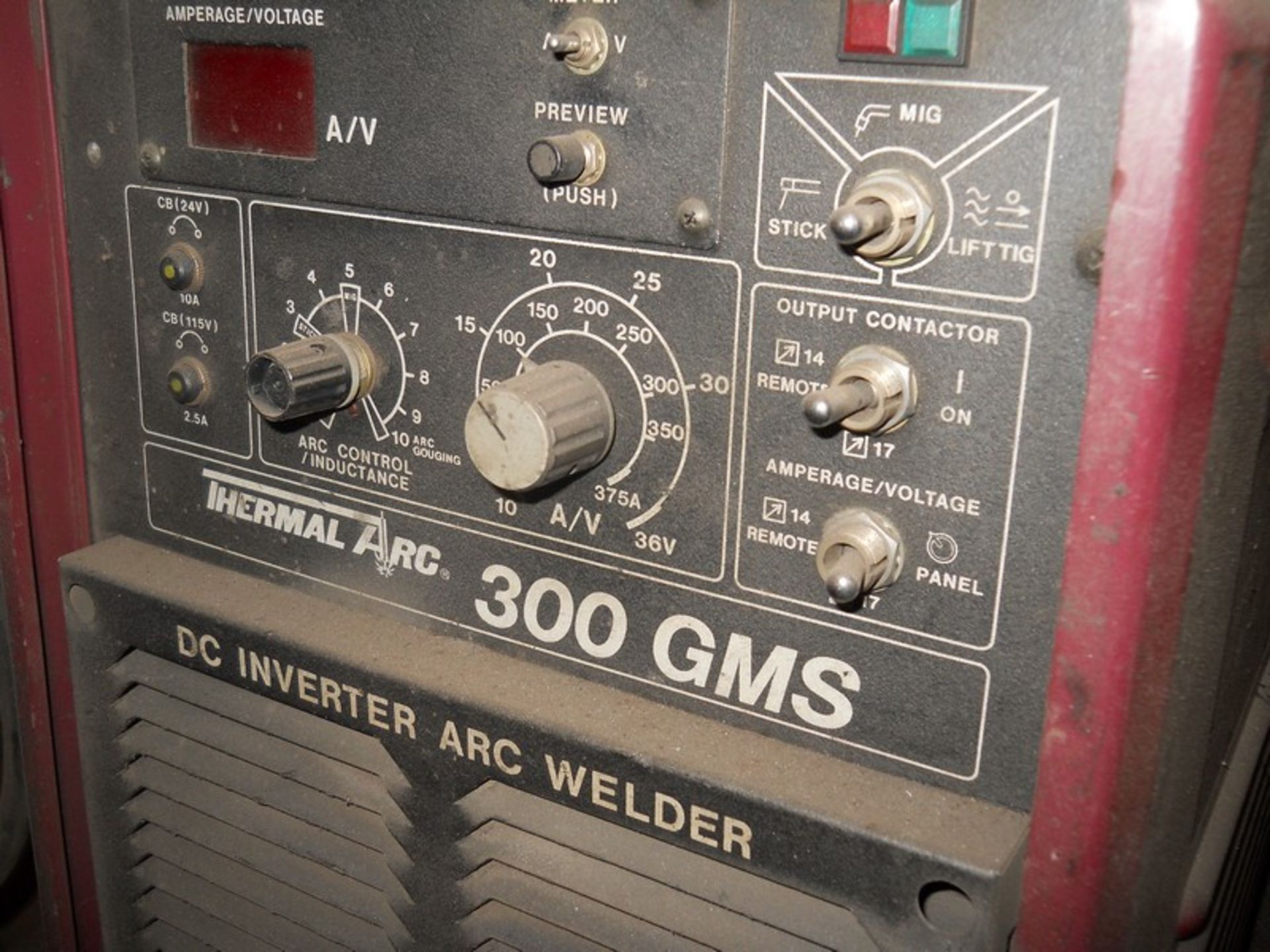 Thermal Arc Model 300 GMS DC Inverter Arc Welder, S/N: E416287A188204A; with Miller S-22A Wire - Image 4 of 7