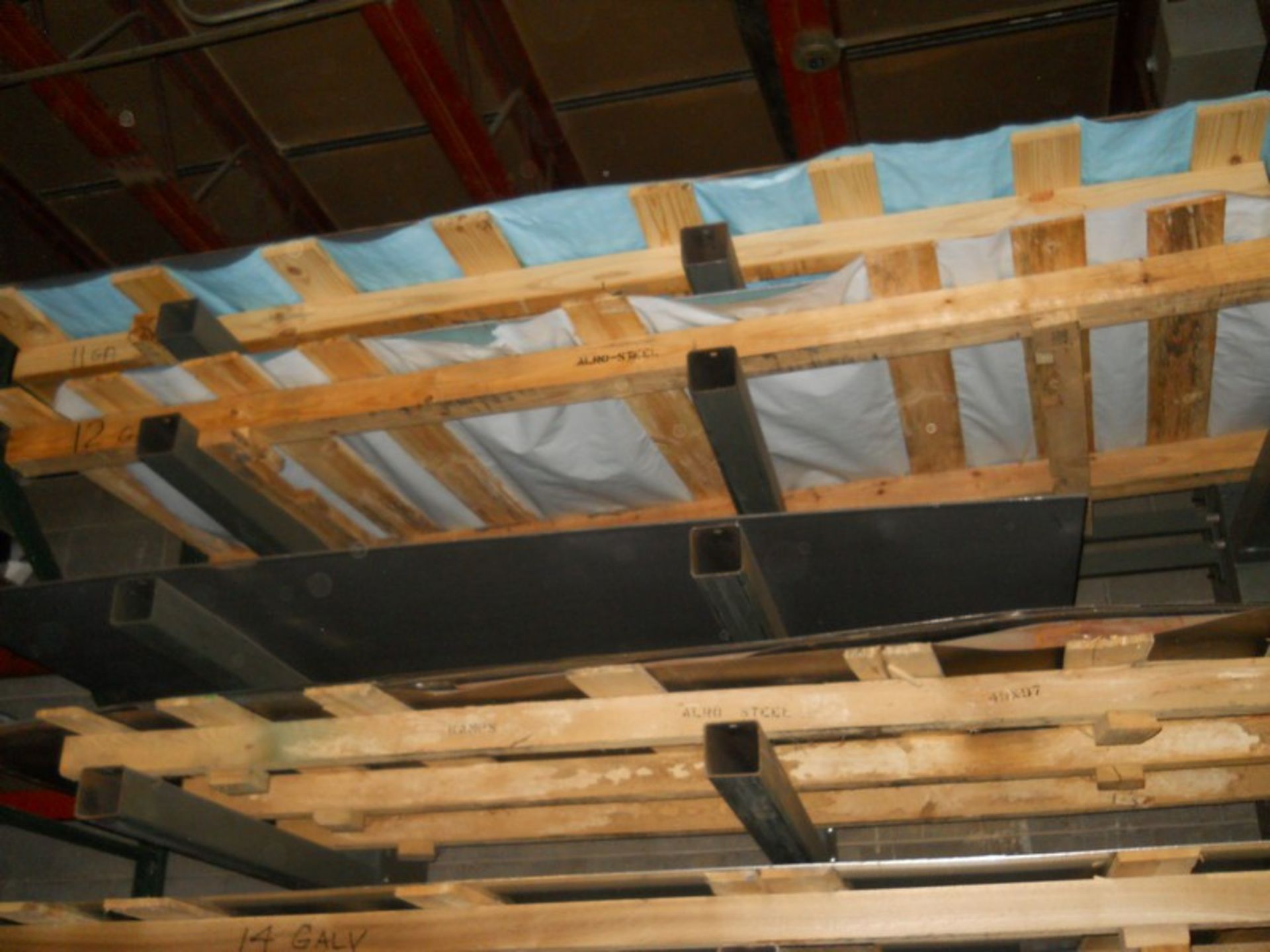 Section Cantilever Racking with Inventory Contents - Image 7 of 7