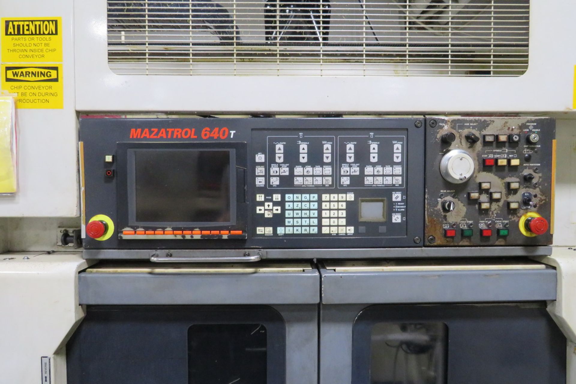 Mazak Model Multiplex 6100Y (S/N: 180112) (2005), Multi-Axis Dual Spindle Turning Center, 6,000 RPM, - Image 6 of 9