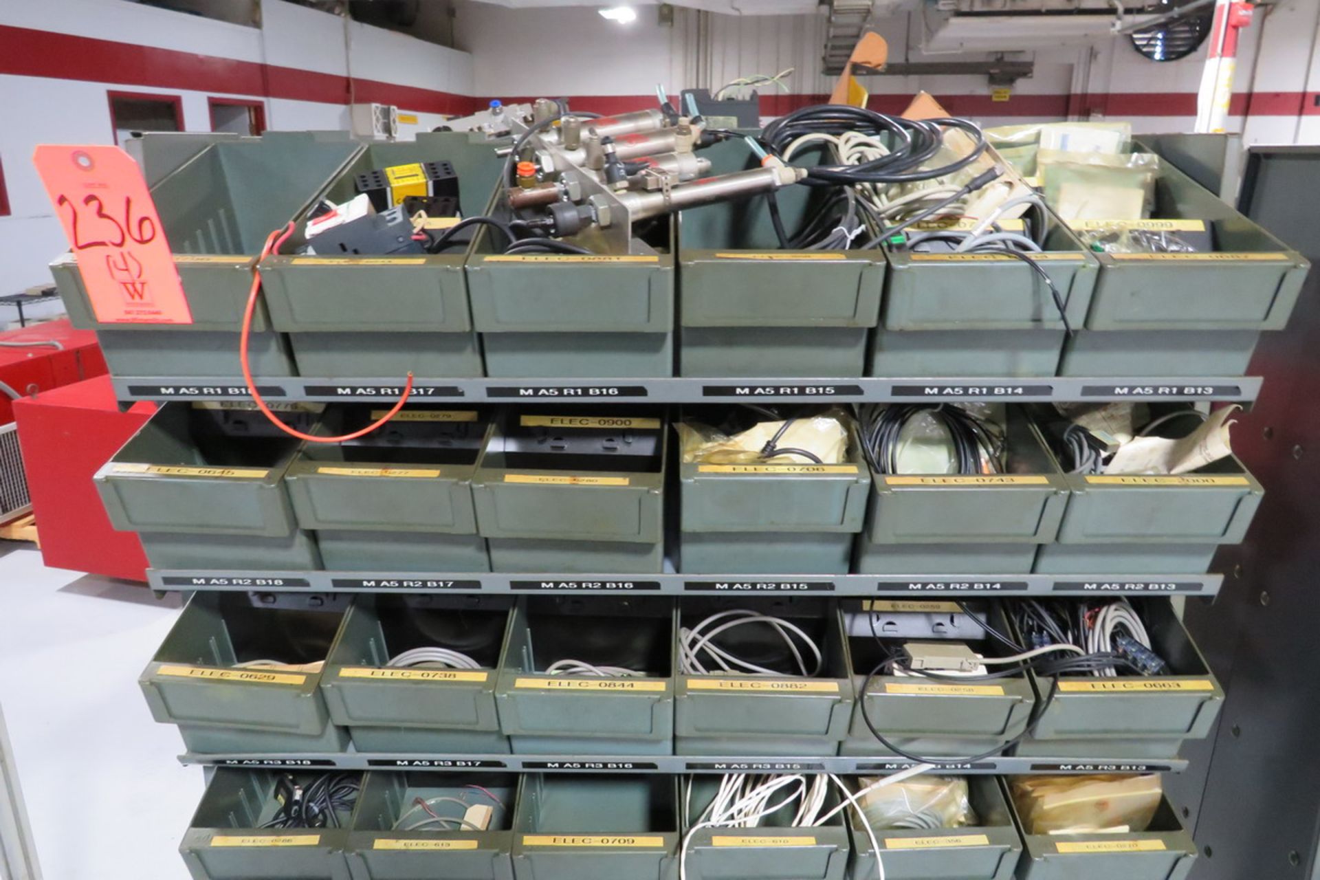 Lot - Assorted Mobile Parts Bins with Contents to Include: Assorted Wiring, Circuit Boards, - Image 2 of 11