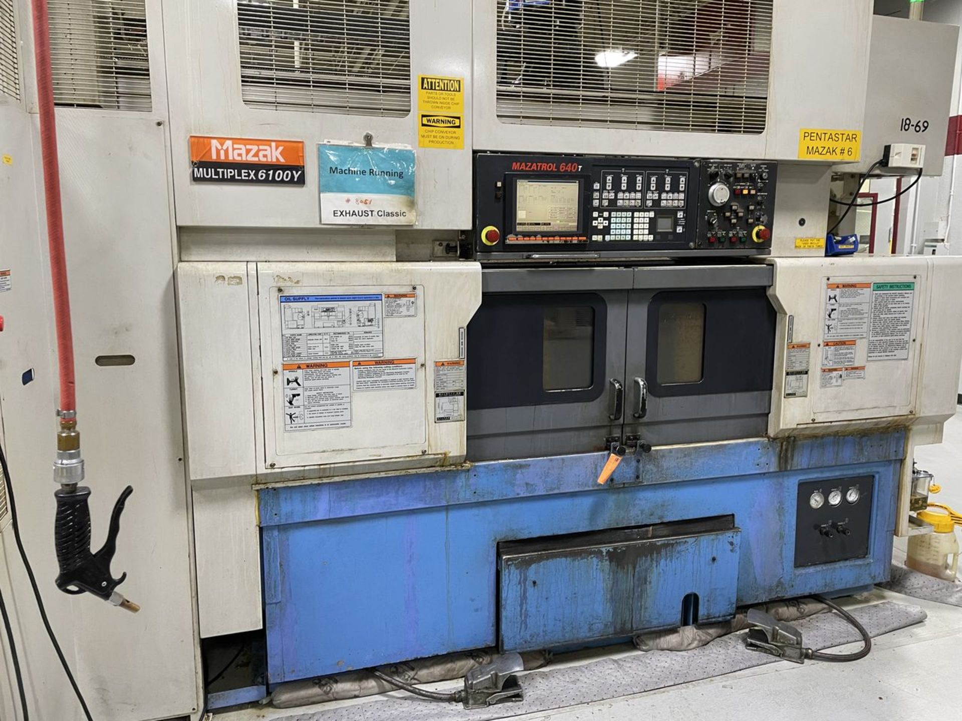 Mazak Model Multiplex 6100Y (S/N: 180111) (2005), Multi-Axis Dual Spindle Turning Center, 6,000 RPM,