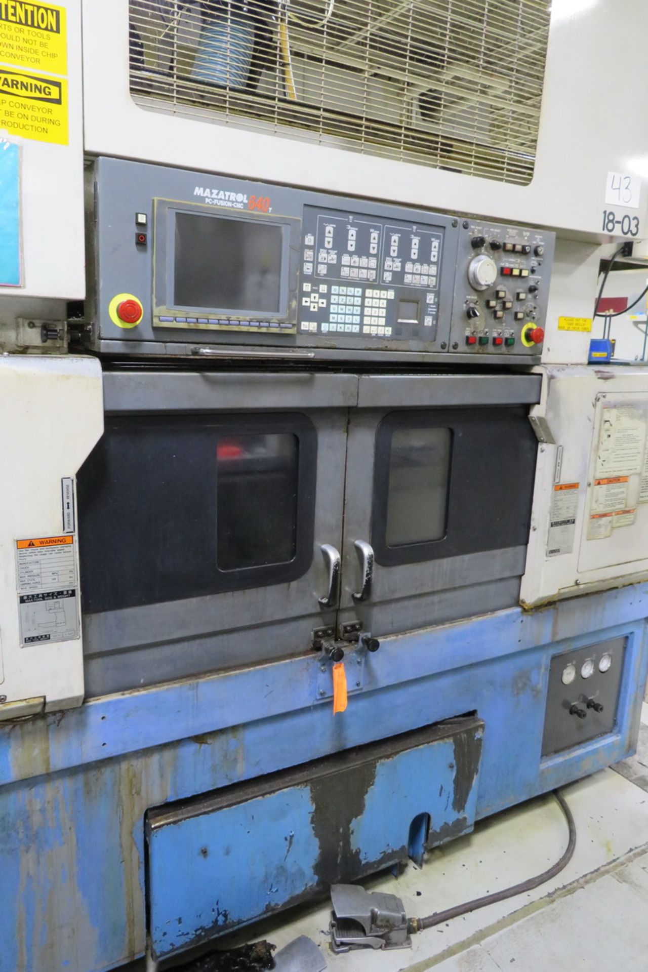 Mazak Model Multiplex 6100Y (S/N: 167470) (2004), Multi-Axis Dual Spindle Turning Center, 6,000 RPM, - Image 6 of 10
